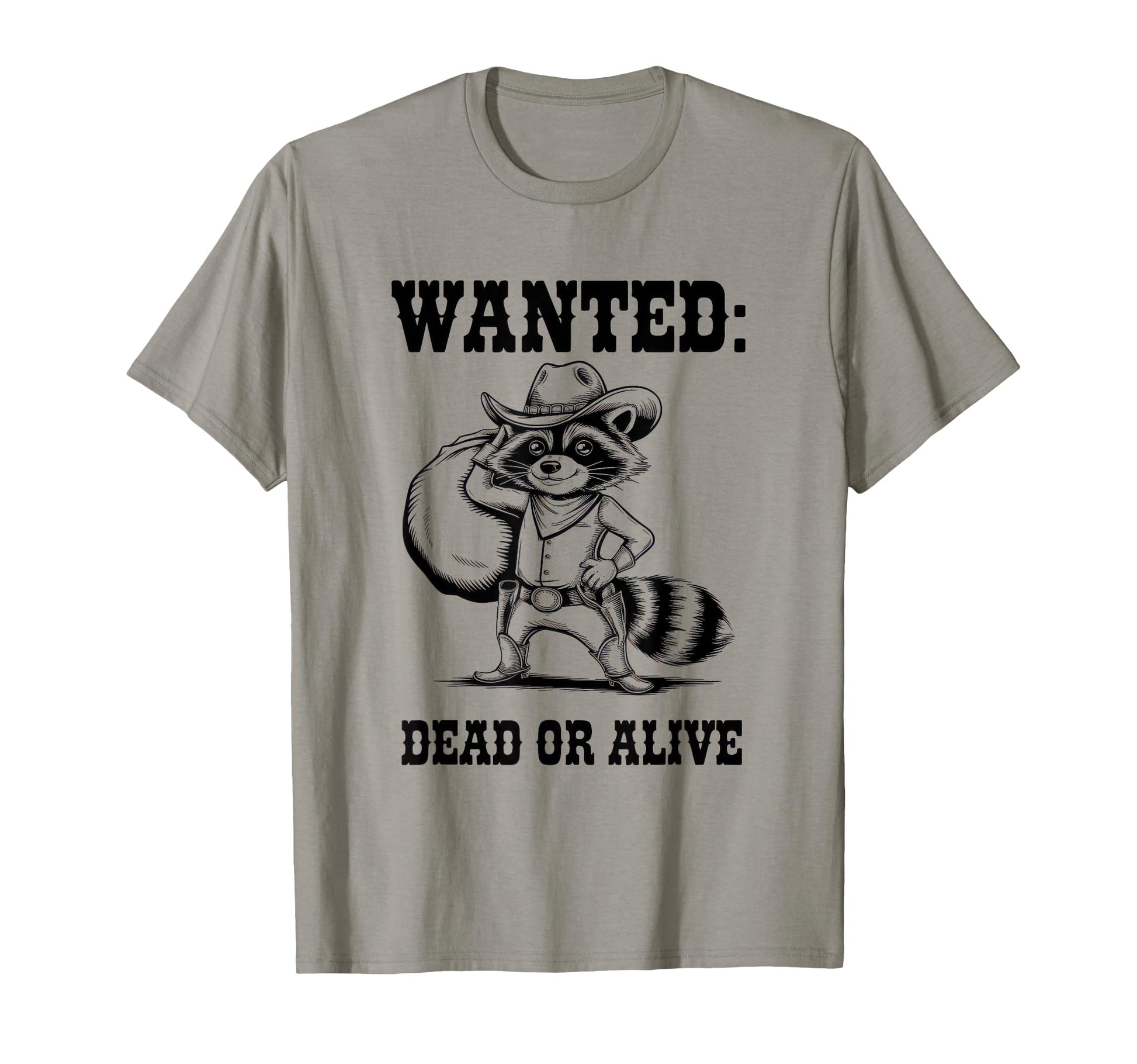 Raccoon 90S Country Music Western T-Shirt - Trendy Graphic for Adults - T-Shirt, Sweatshirt, Hoodie
