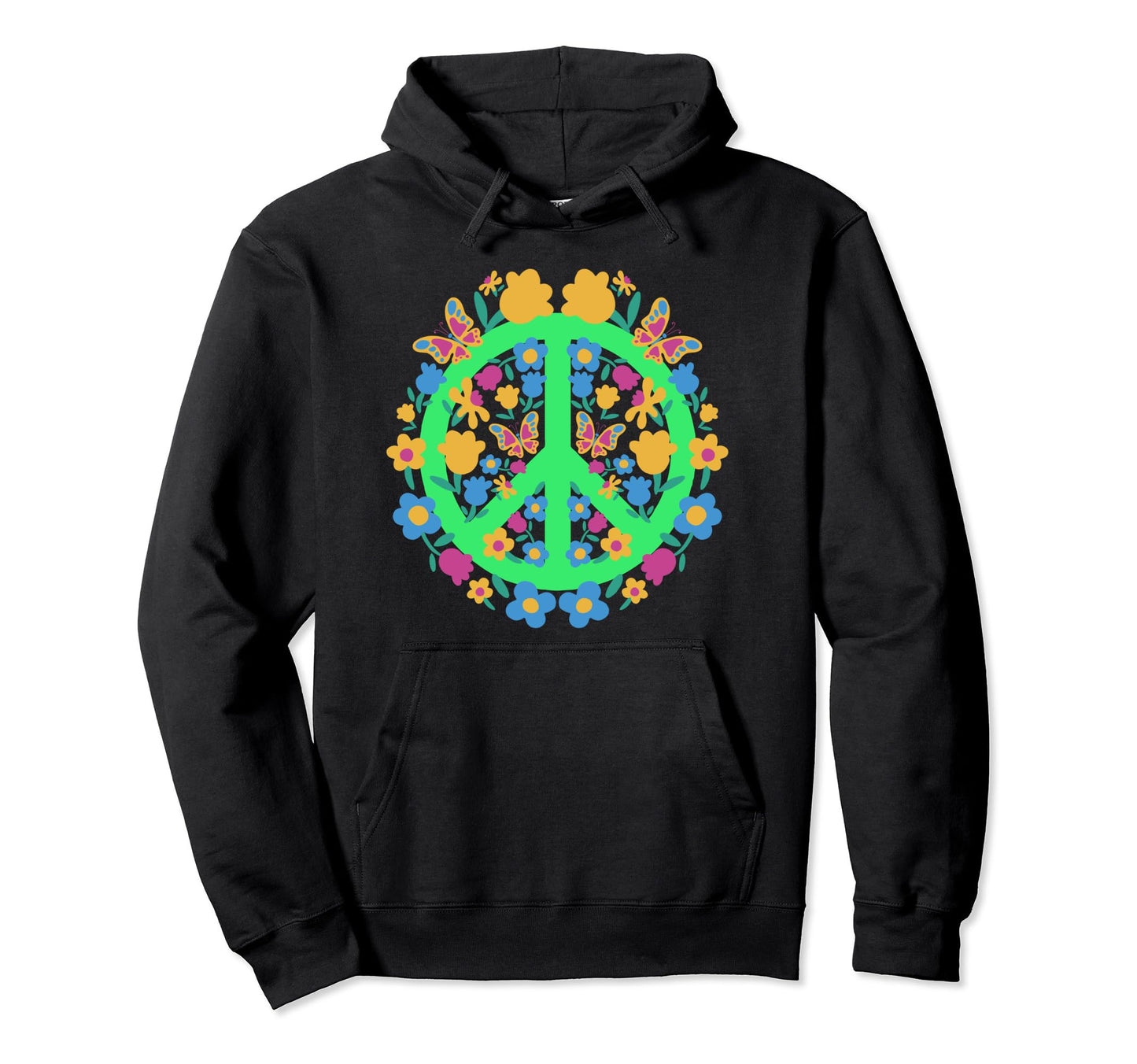 Hippie 60S 70S Costume Party Groovy Hoodie - Custom Art Print Unisex - T-Shirt, Sweatshirt, Hoodie