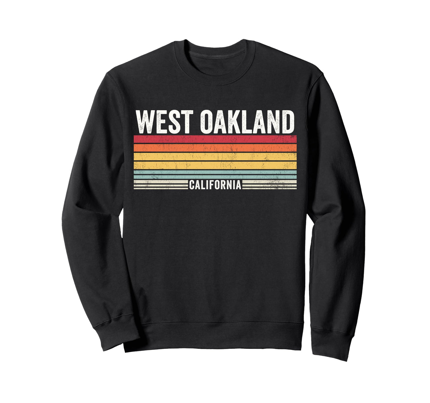 West Oakland Sunset West Oakland Sweatshirt - Novelty Apparel for Adults - T-Shirt, Sweatshirt, Hoodie
