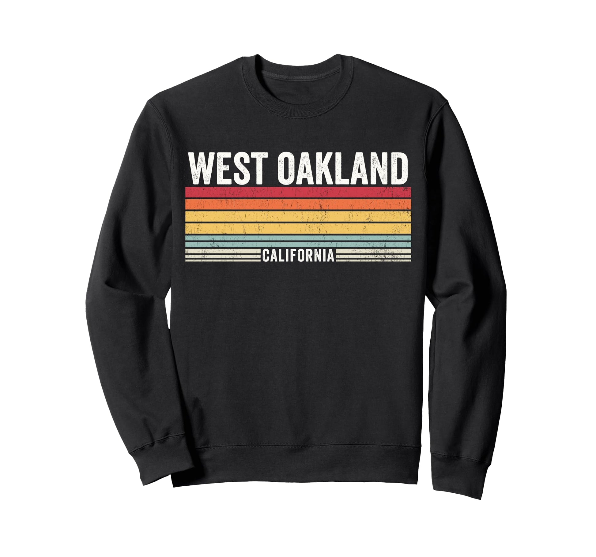 West Oakland Sunset West Oakland Sweatshirt - Novelty Apparel for Adults - T-Shirt, Sweatshirt, Hoodie
