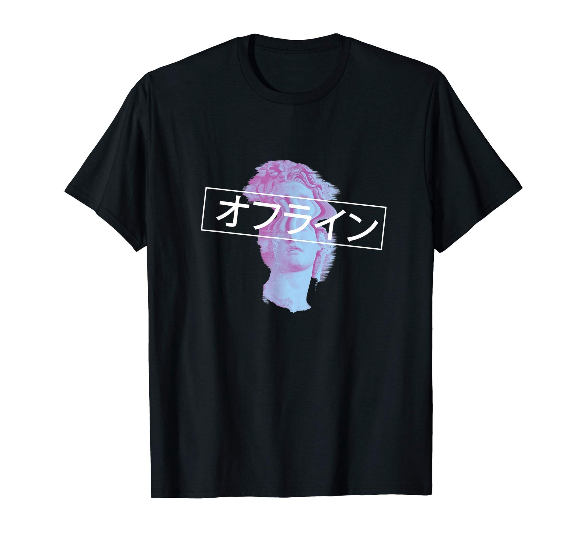 Glitch Japanese Retrowave Synthwave T-Shirt - Novelty Apparel Unisex - T-Shirt, Sweatshirt, Hoodie