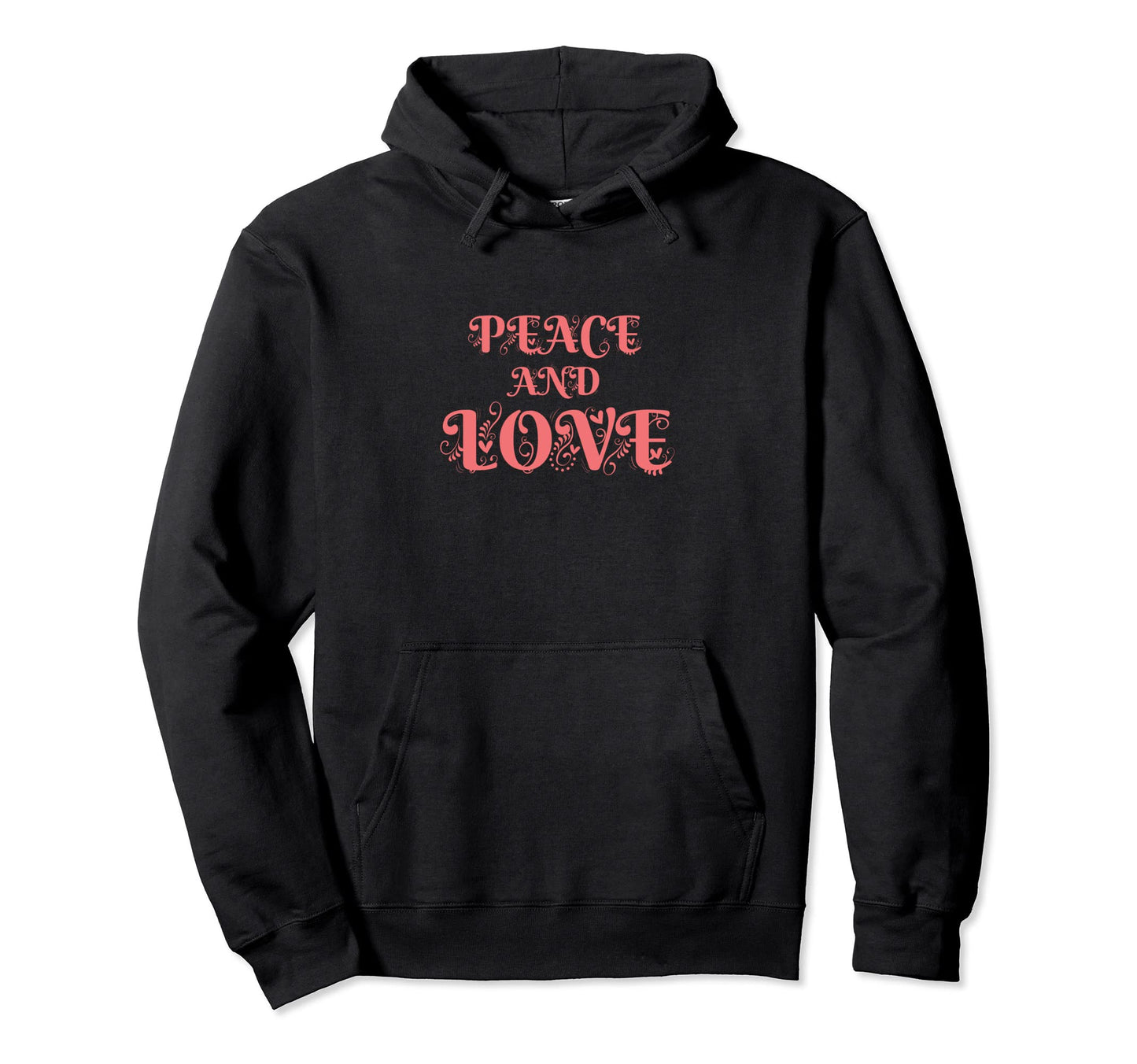 Make Peace Not War Colorful Peace Hoodie - Fun Novelty Design for Adults - T-Shirt, Sweatshirt, Hoodie