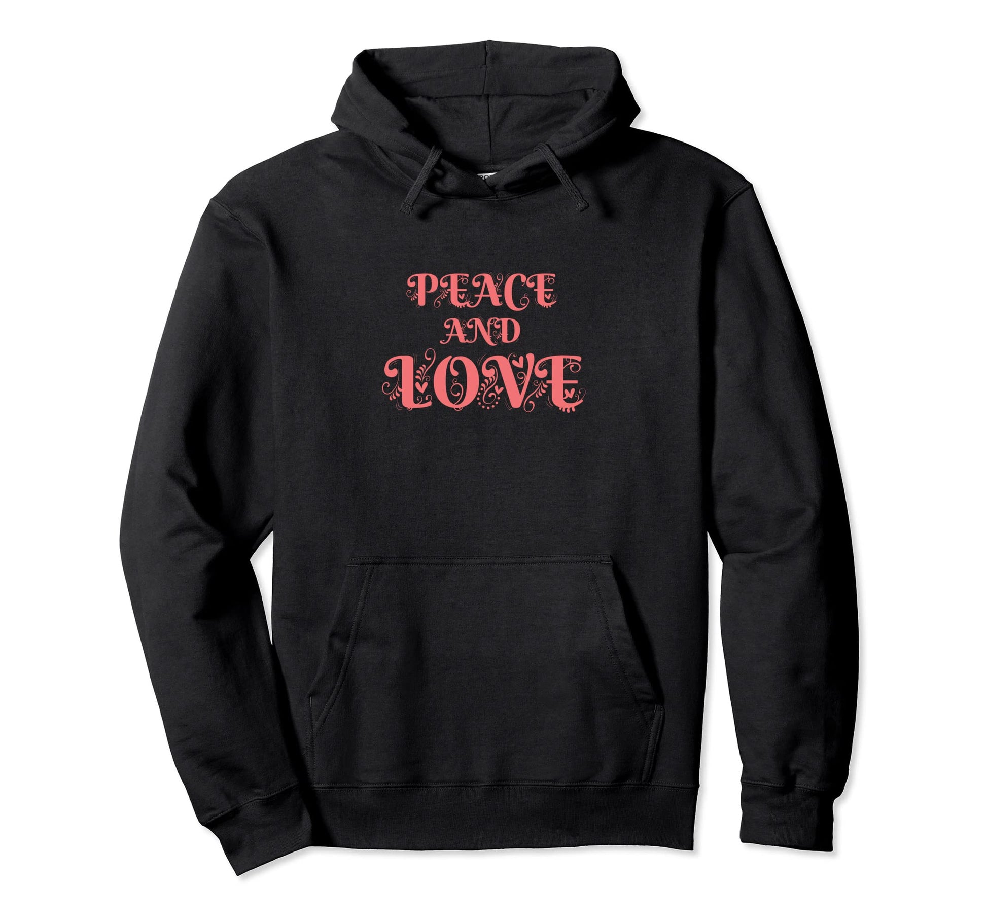 Make Peace Not War Colorful Peace Hoodie - Fun Novelty Design for Adults - T-Shirt, Sweatshirt, Hoodie