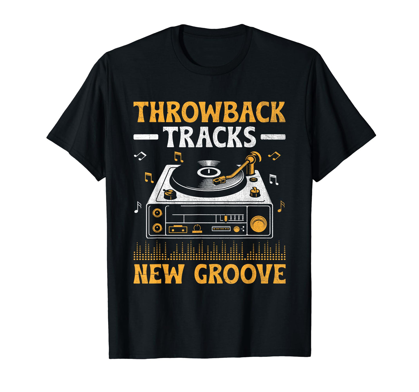 Funny Old School Dj Equipment Table T-Shirt - Aesthetic Graphic Men Women - T-Shirt, Sweatshirt, Hoodie