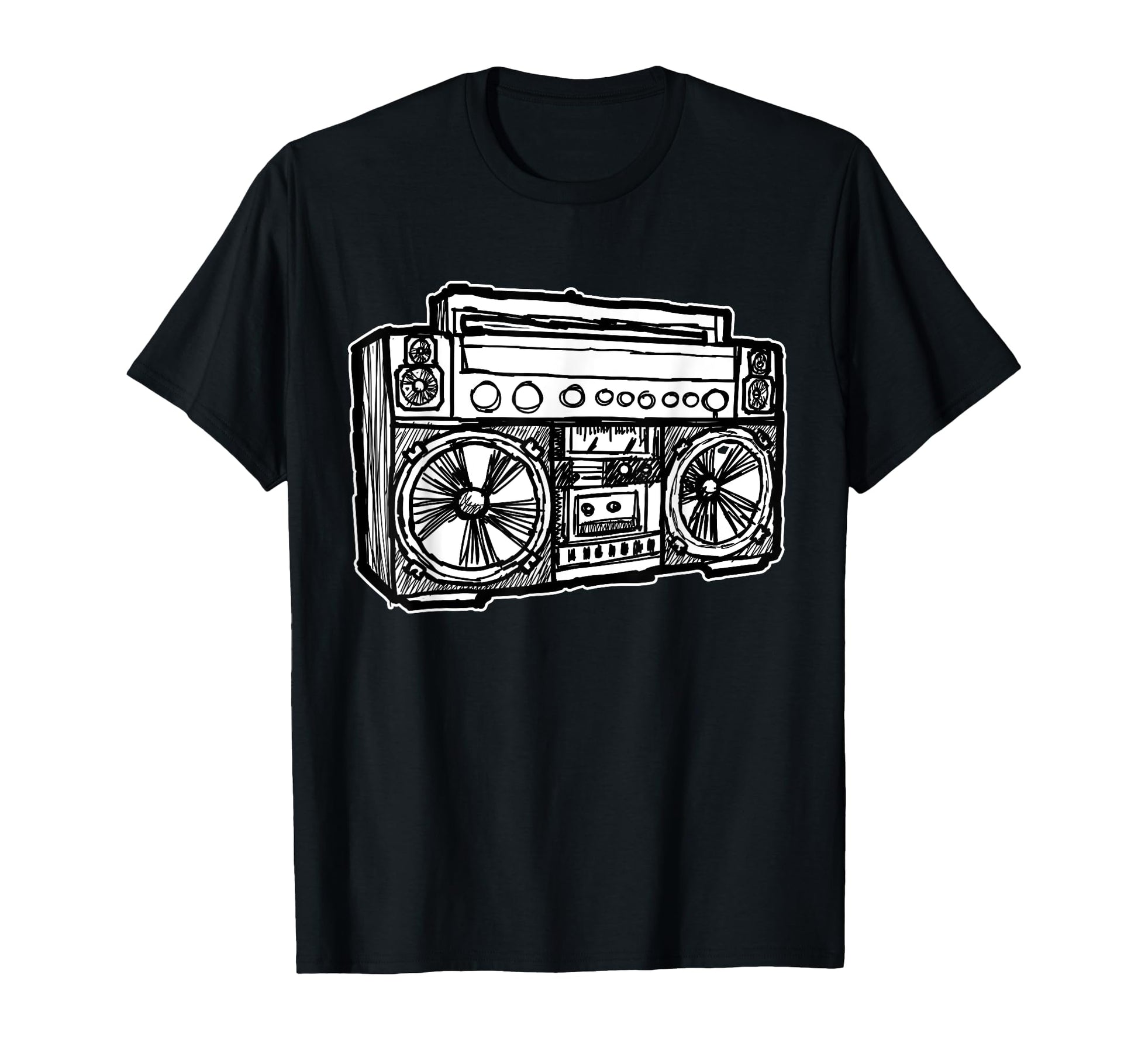Ghetto Blaster 80S 90S Old School Hip T-Shirt - Novelty Apparel Men Women - T-Shirt, Sweatshirt, Hoodie