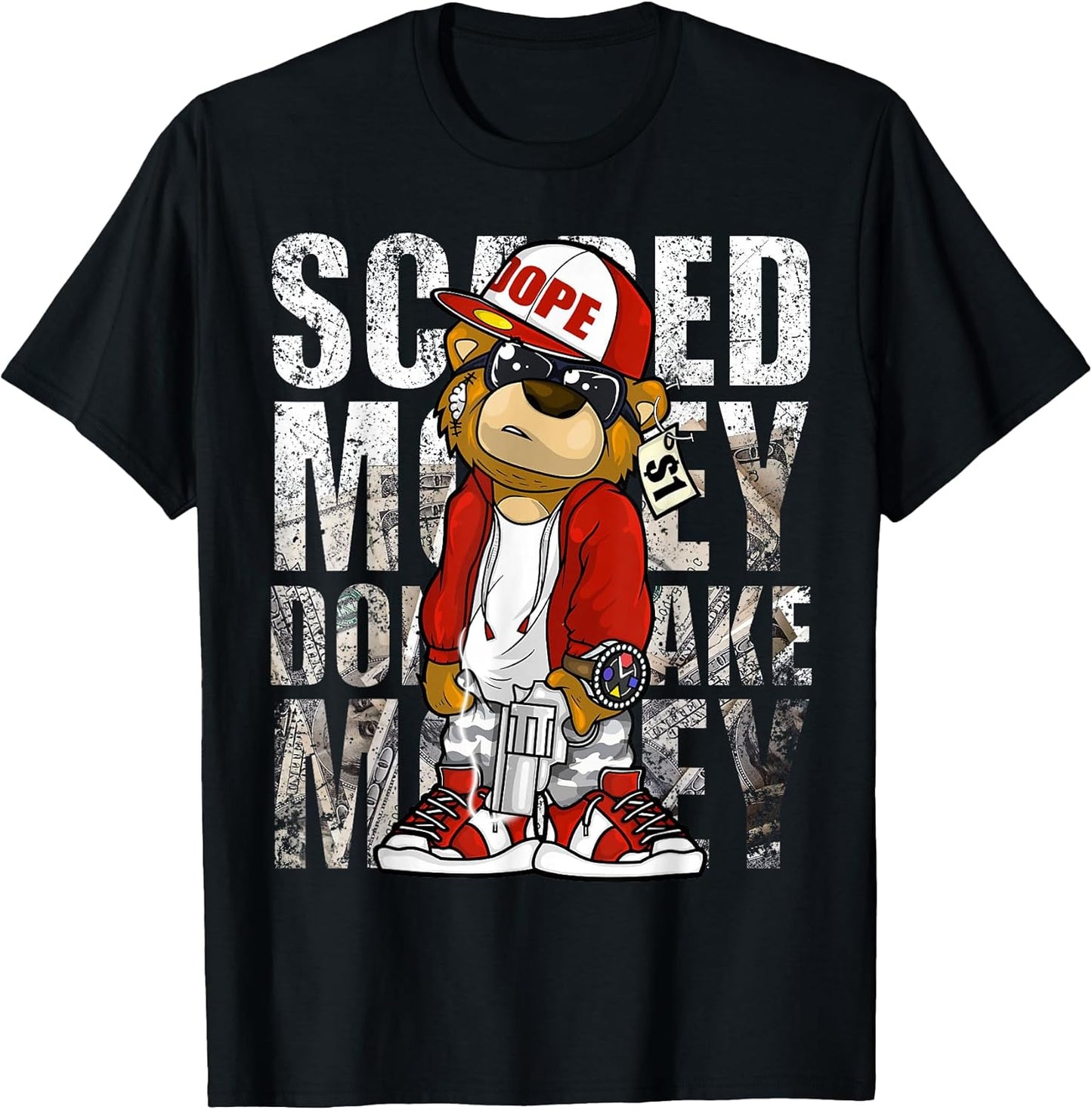Scared Money Dont Make Collection - Adult & Kids T-Shirts, Sweatshirts & Hoodies apparel design preview 1