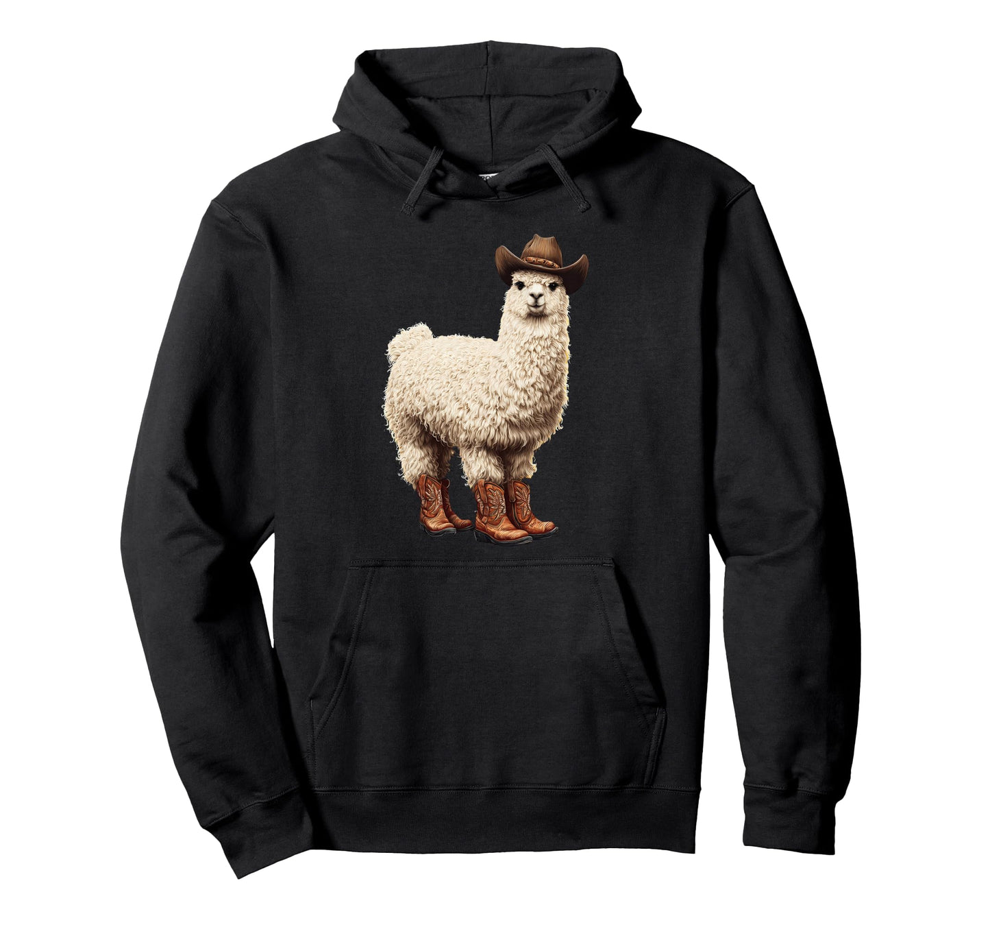 Alpaca Cowboy Rodeo Cowgirl Western Hoodie - Novelty Apparel Men Women - T-Shirt, Sweatshirt, Hoodie