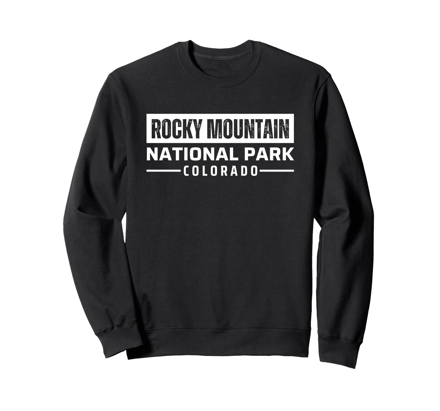 Rocky Mountain National Park Sweatshirt - Minimalist Print for Adults - T-Shirt, Sweatshirt, Hoodie