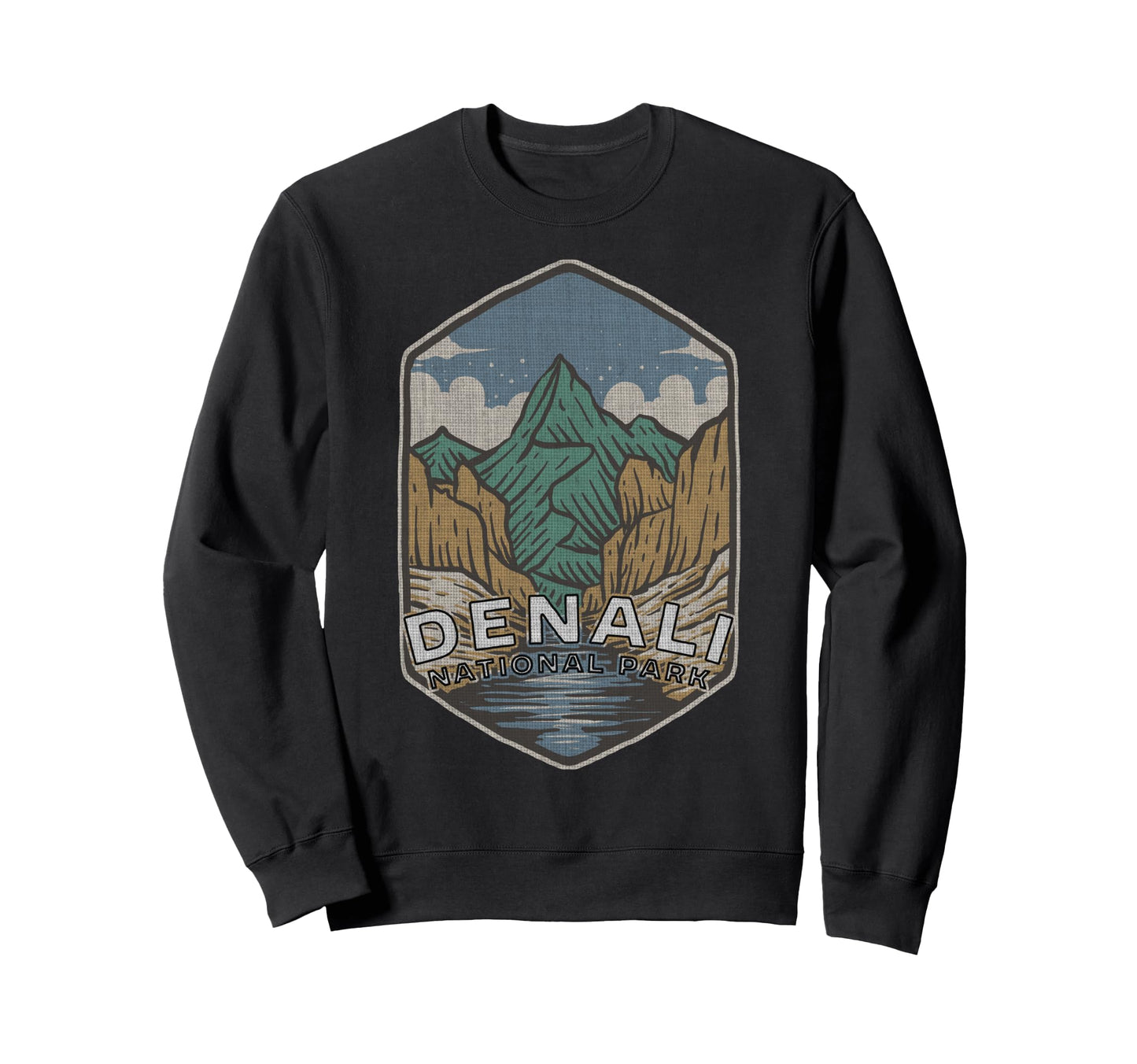 Denali National Park Alaska Mountain Sweatshirt - Novelty Apparel Unisex - T-Shirt, Sweatshirt, Hoodie