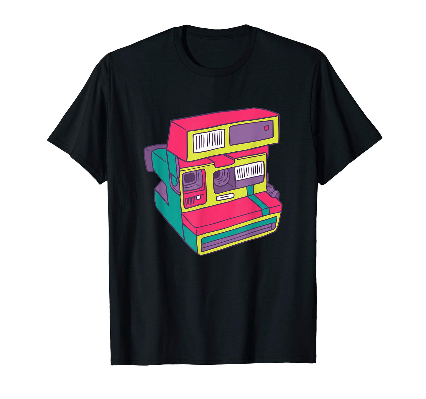 Totally Rad Camera 80S 90S Party T-Shirt - Unique Graphic for Adults - T-Shirt, Sweatshirt, Hoodie