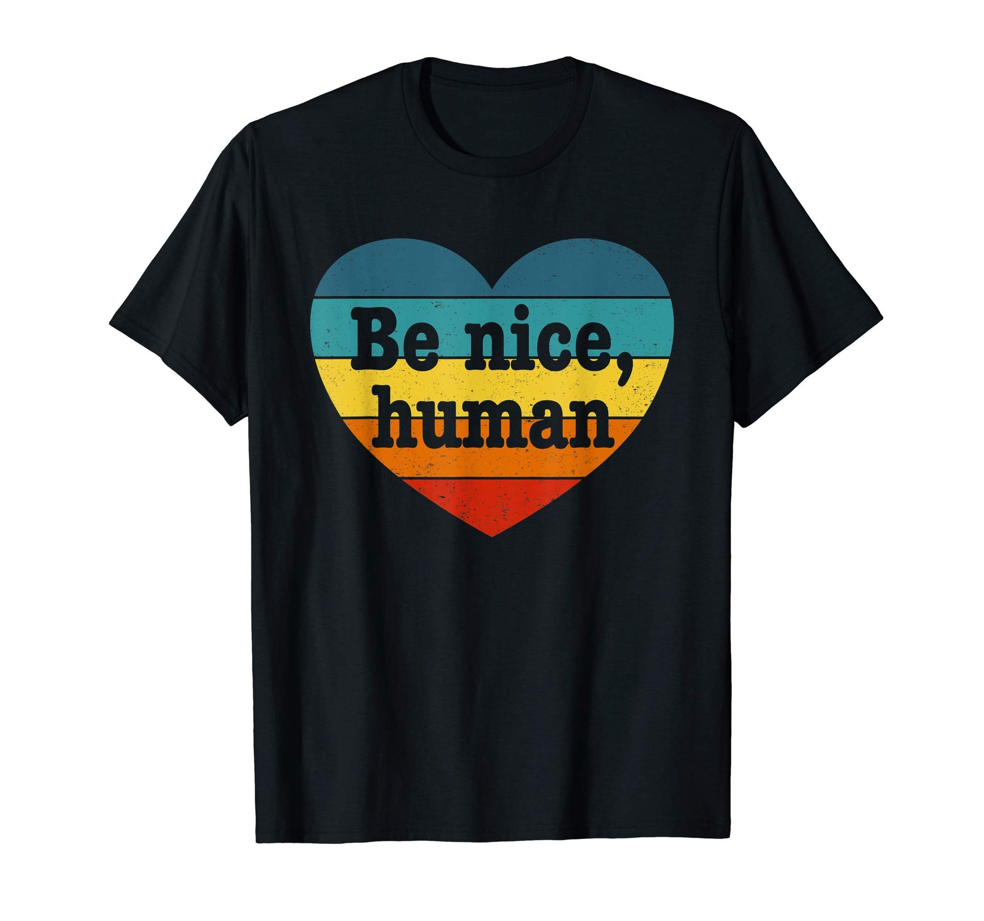 Be Nice Human Inspirational Kindness T-Shirt - Minimalist Print for Adults - T-Shirt, Sweatshirt, Hoodie