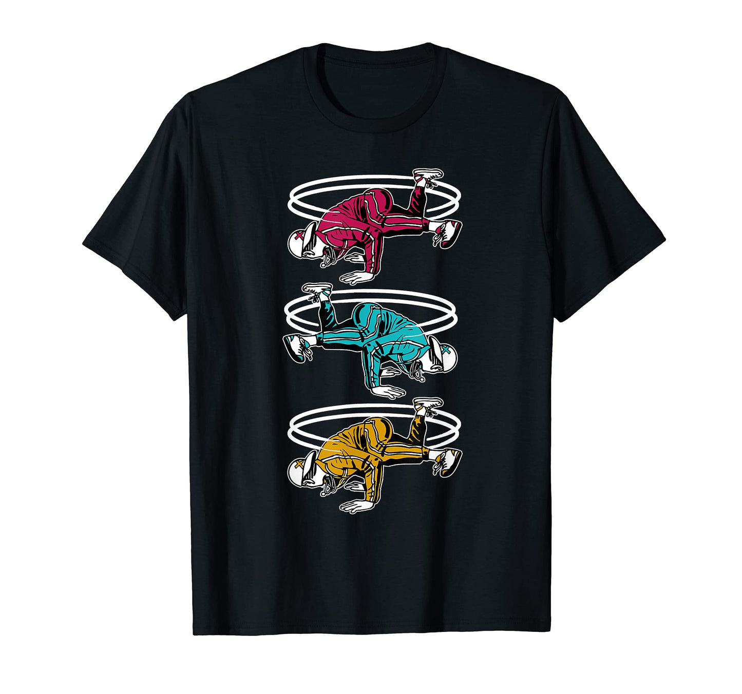 Old School Hip Hop B Break Dancers T-Shirt - Custom Art Print Unisex - T-Shirt, Sweatshirt, Hoodie