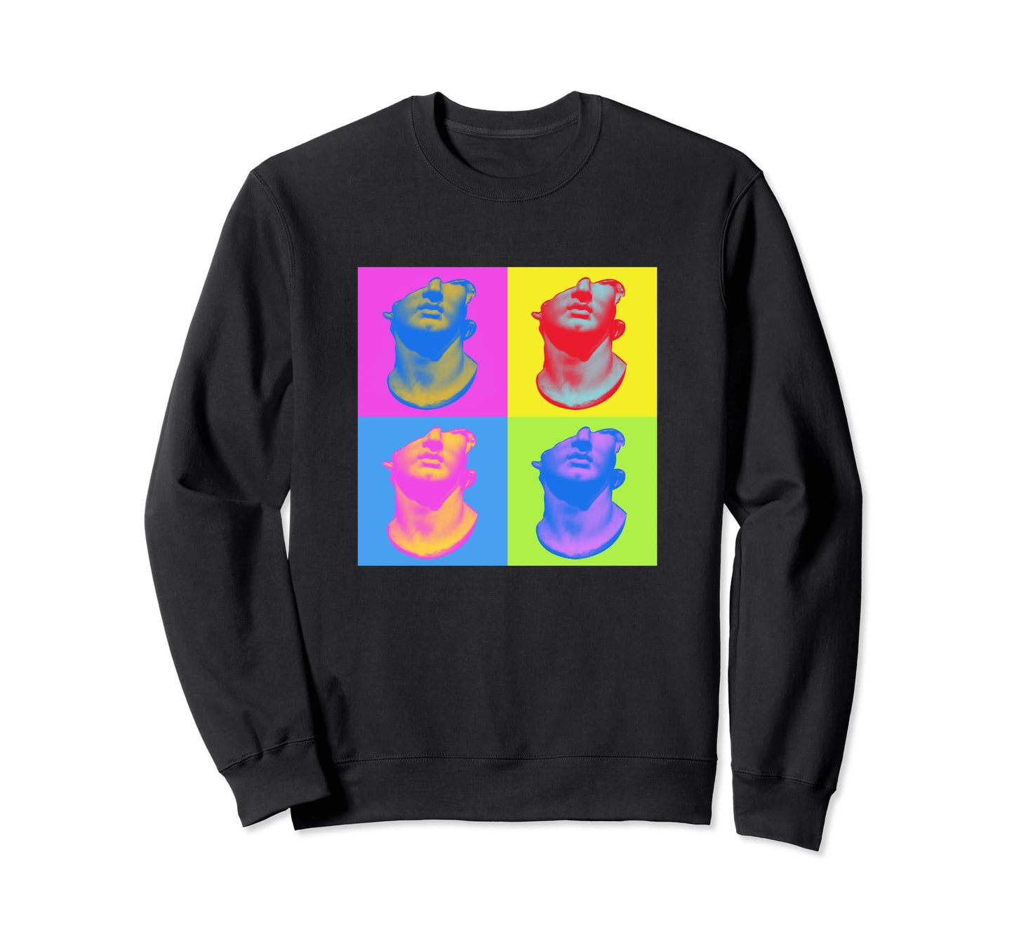 Broken Statue Vaporwave Sweatshirt - Fun Novelty Design Men Women - T-Shirt, Sweatshirt, Hoodie