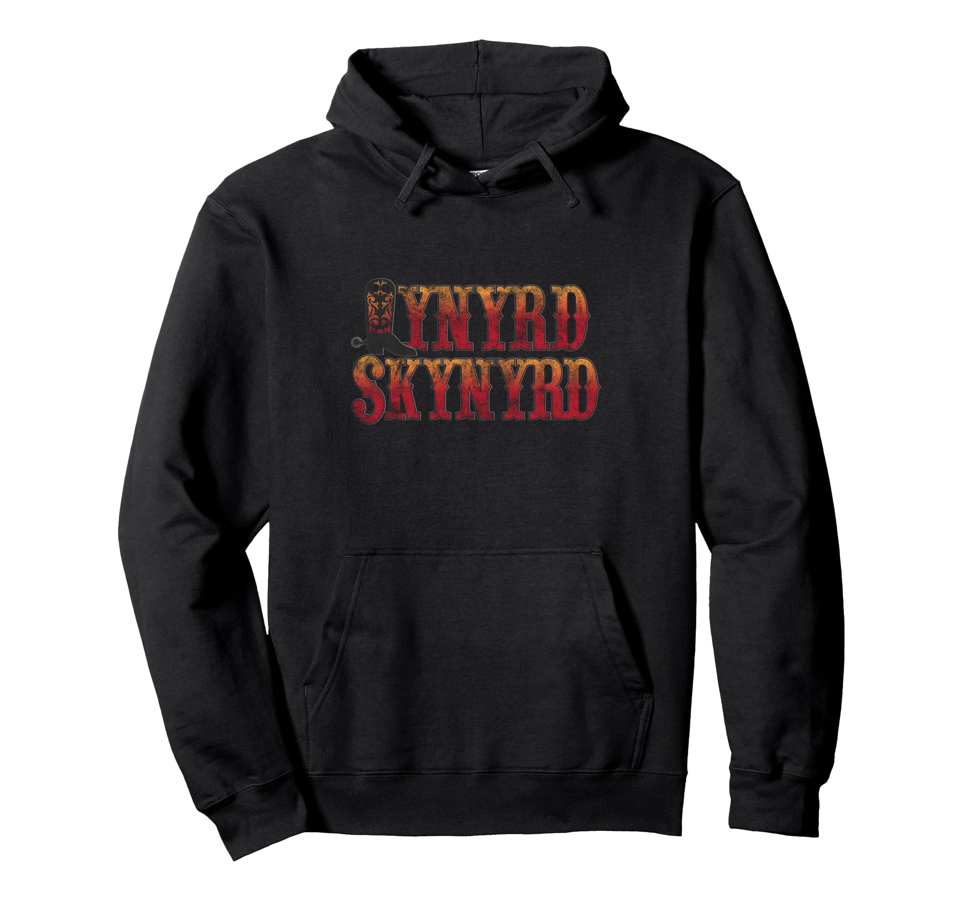 Lynyrd Skynyrd Boot Logo Cowboy Rock 70S Hoodie - Unique Graphic Unisex - T-Shirt, Sweatshirt, Hoodie