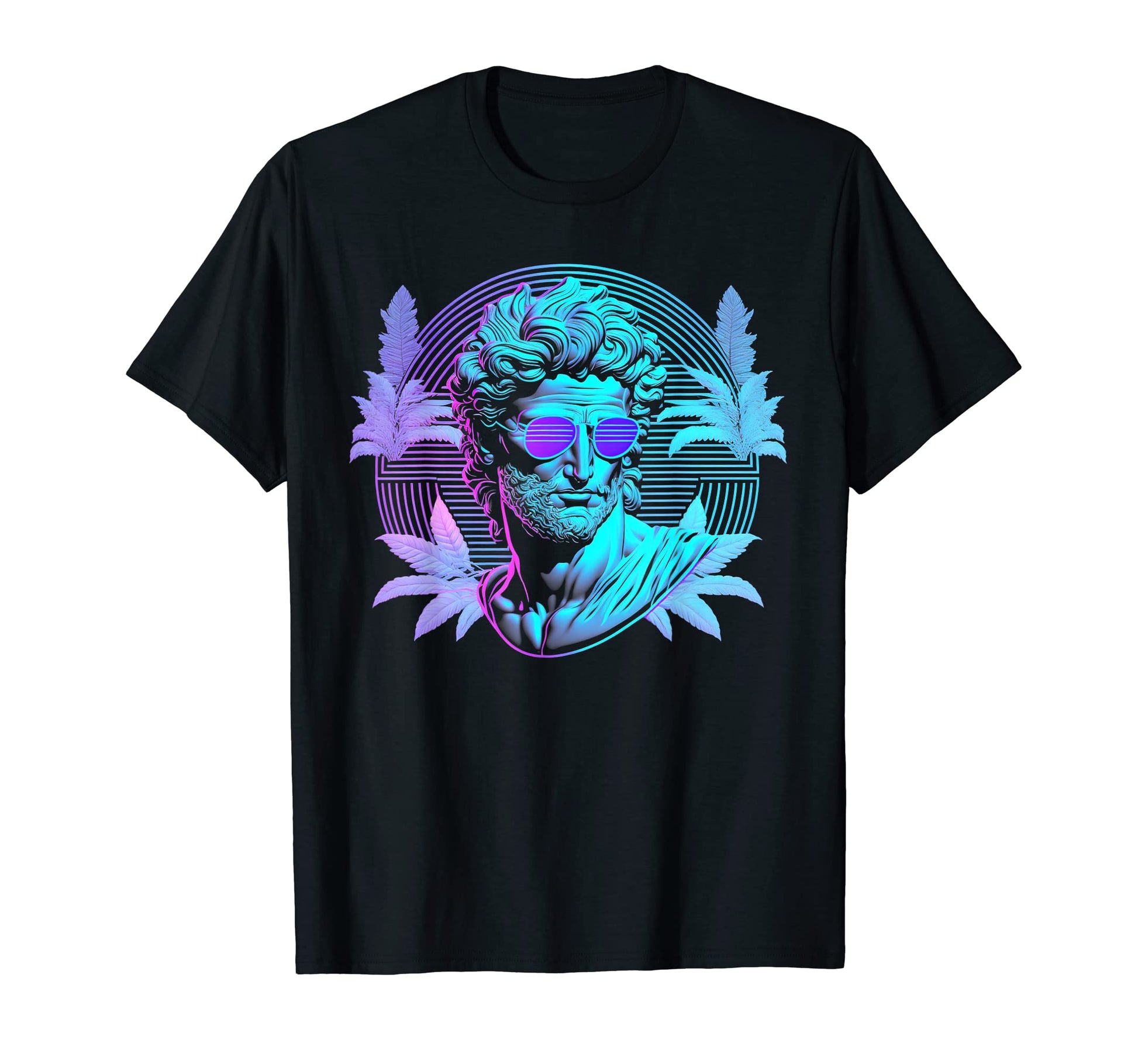 Greek Statue Vaporwave Retrowave T-Shirt - Graphic Print for Adults - T-Shirt, Sweatshirt, Hoodie
