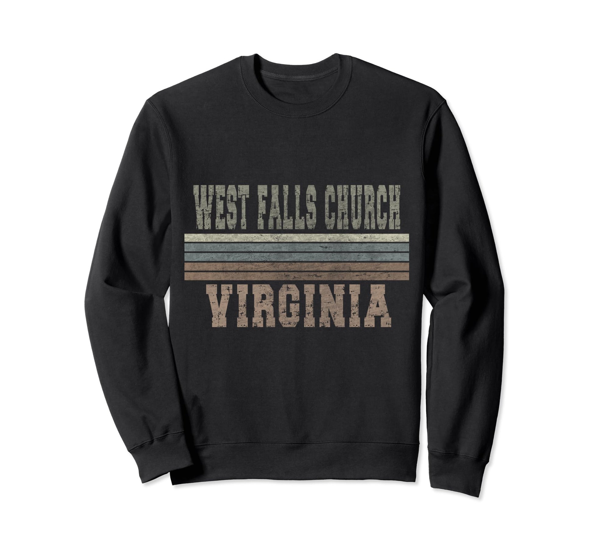 West Falls Church Virginia Sweatshirt - Trendy Graphic Unisex - T-Shirt, Sweatshirt, Hoodie