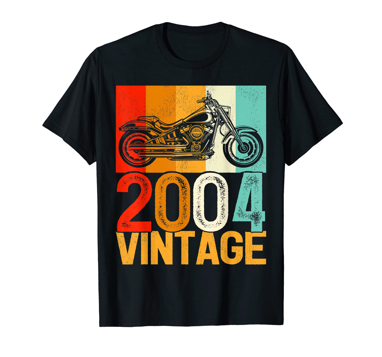 18 Years Old Motorcycle 2004 18Th T-Shirt - Minimalist Print for Adults - T-Shirt, Sweatshirt, Hoodie