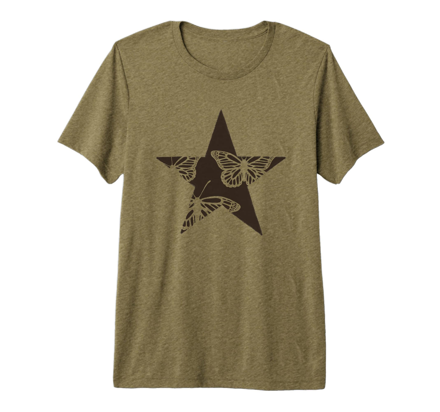 Star Stencil Graffiti Art Grunge Goth T-Shirt - Custom Art Print Men Women - T-Shirt, Sweatshirt, Hoodie
