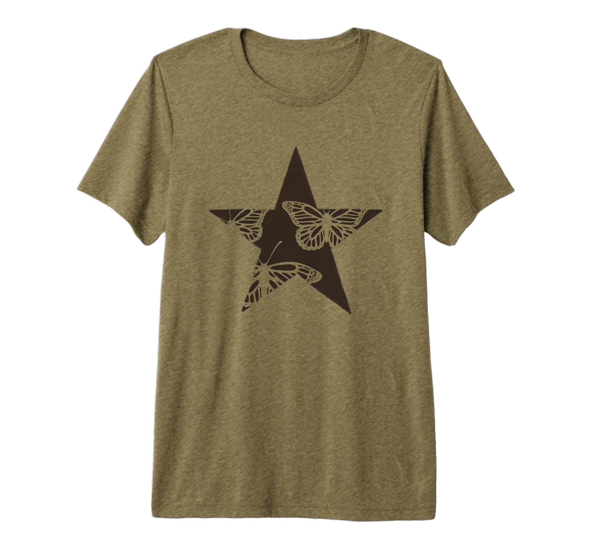 Star Stencil Graffiti Art Grunge Goth T-Shirt - Custom Art Print Men Women - T-Shirt, Sweatshirt, Hoodie