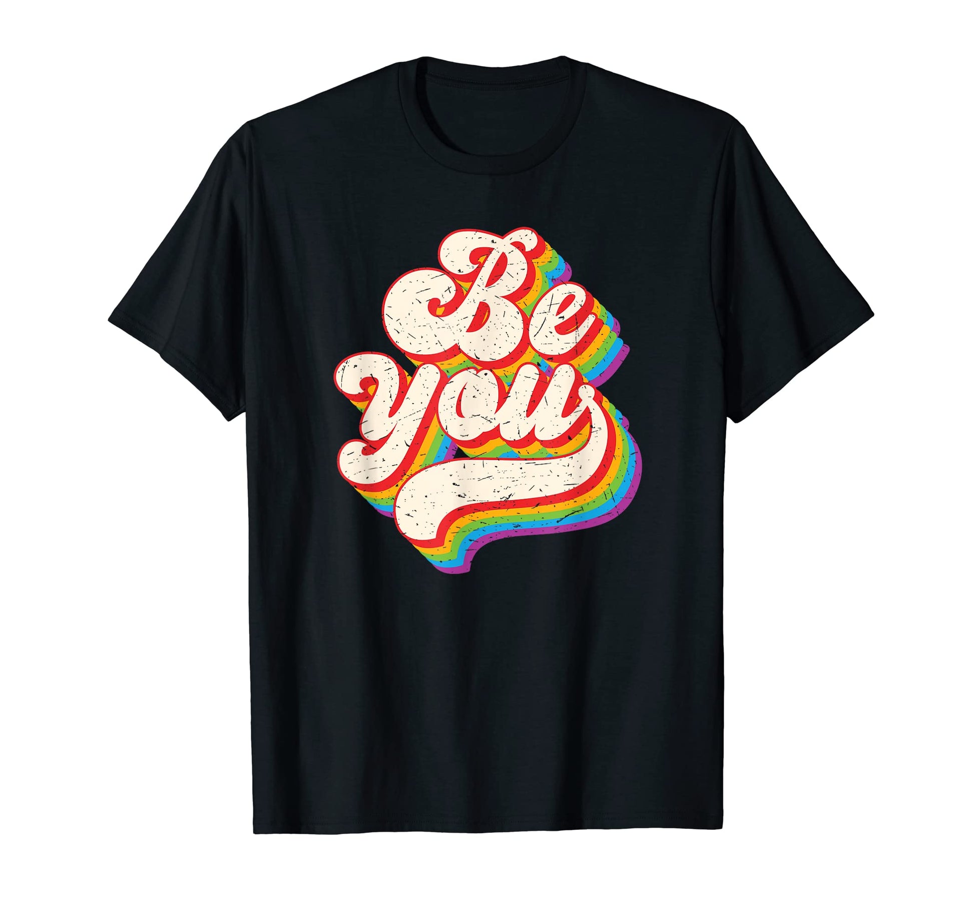 Be You Lgbtq Gay Lesbian Pride Rainbow T-Shirt - Unique Graphic for Adults - T-Shirt, Sweatshirt, Hoodie