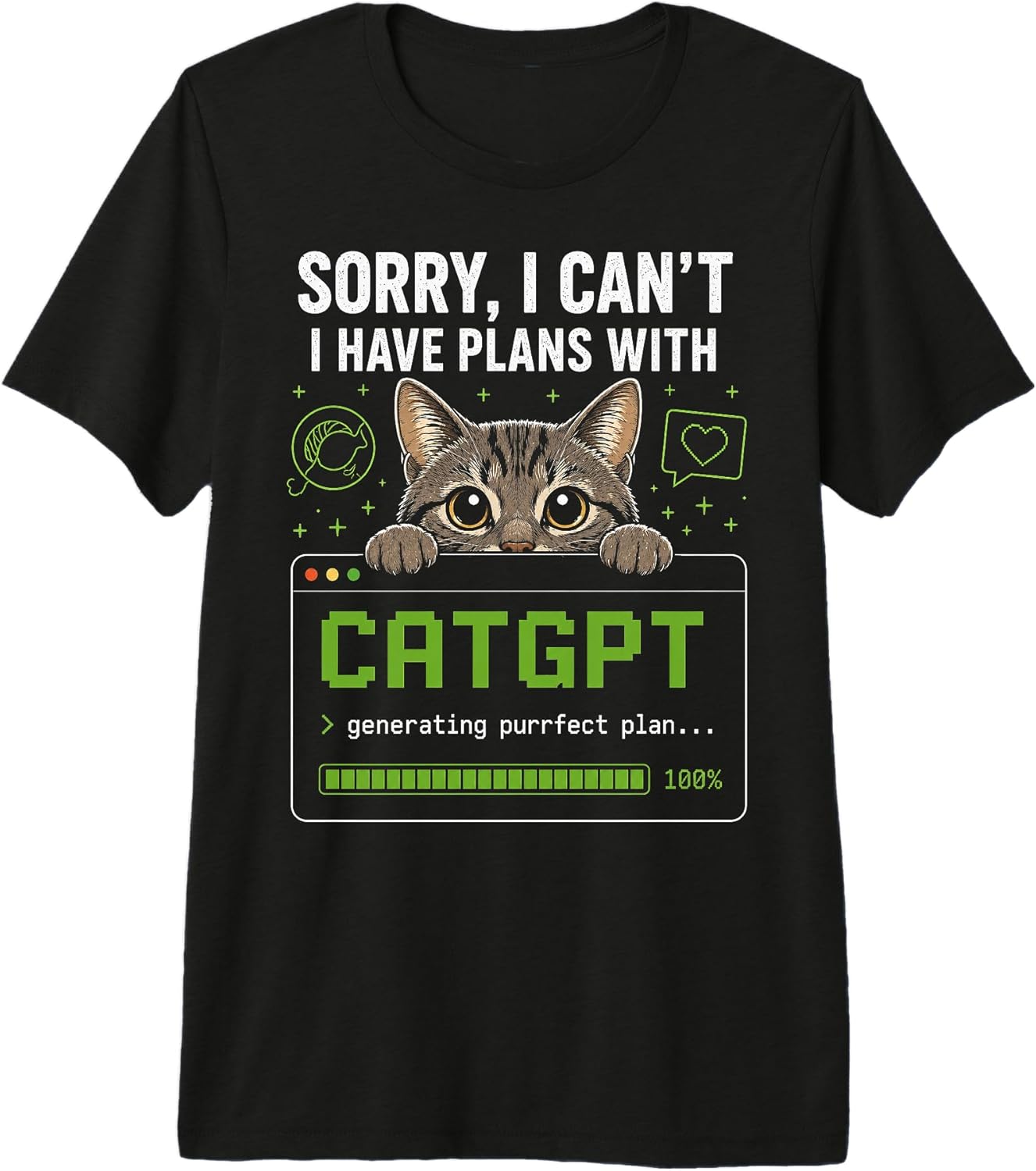 Purrfect Prompt Lab - Adult & Kids T-Shirts, Sweatshirts & Hoodies apparel design preview 1