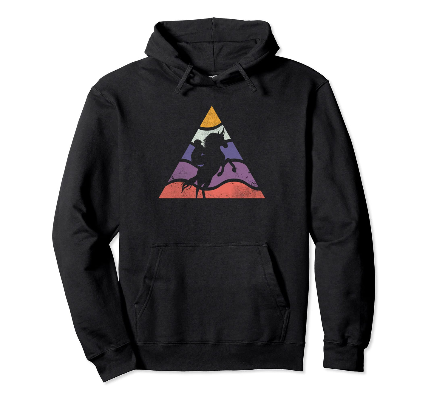 Equestrian Sport Horse Riding Cowboy Hoodie - Graphic Print Men Women - T-Shirt, Sweatshirt, Hoodie