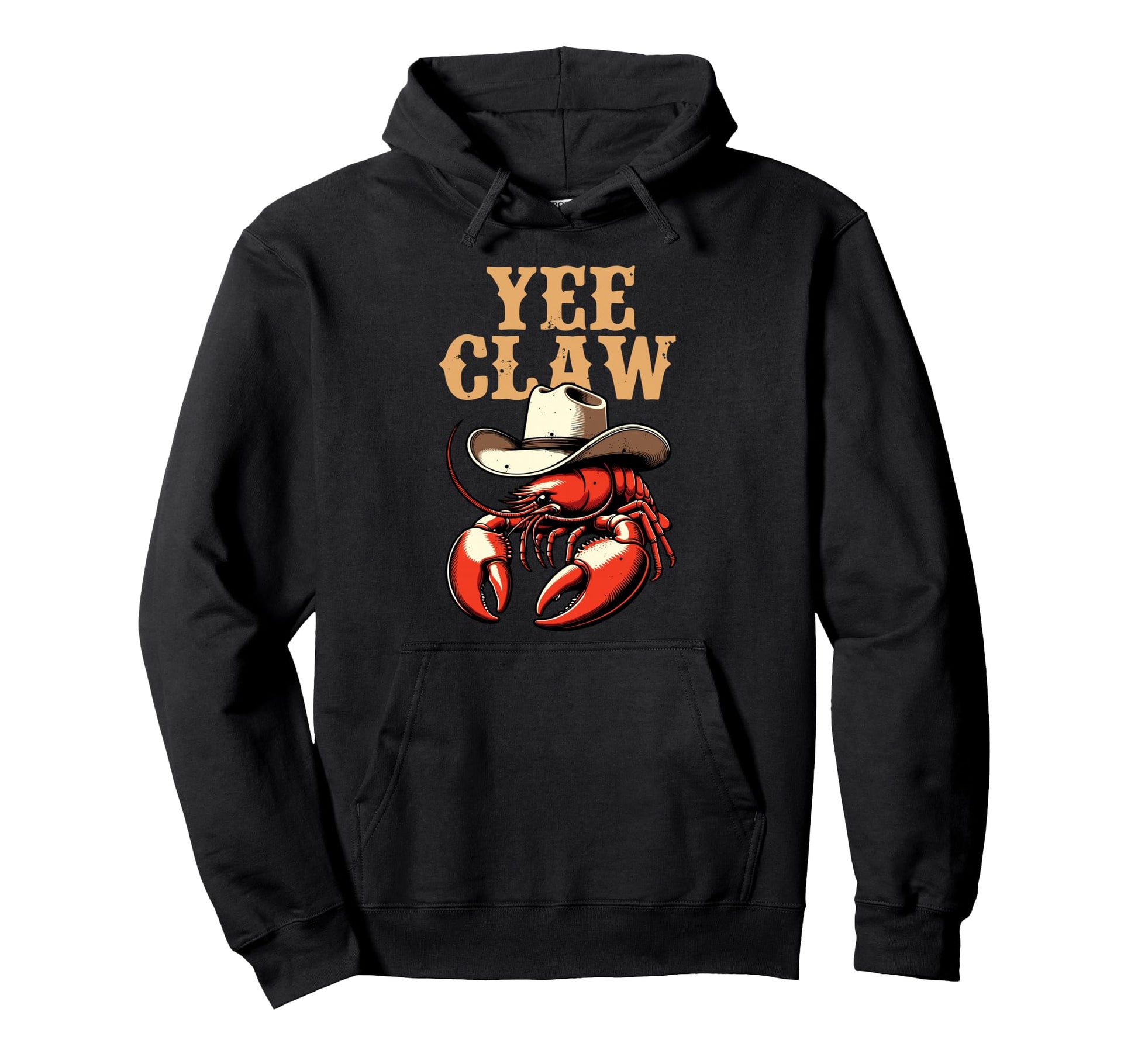 Yee Claw Funny Crawfish Boil Cajun Hoodie - Graphic Print Men Women - T-Shirt, Sweatshirt, Hoodie