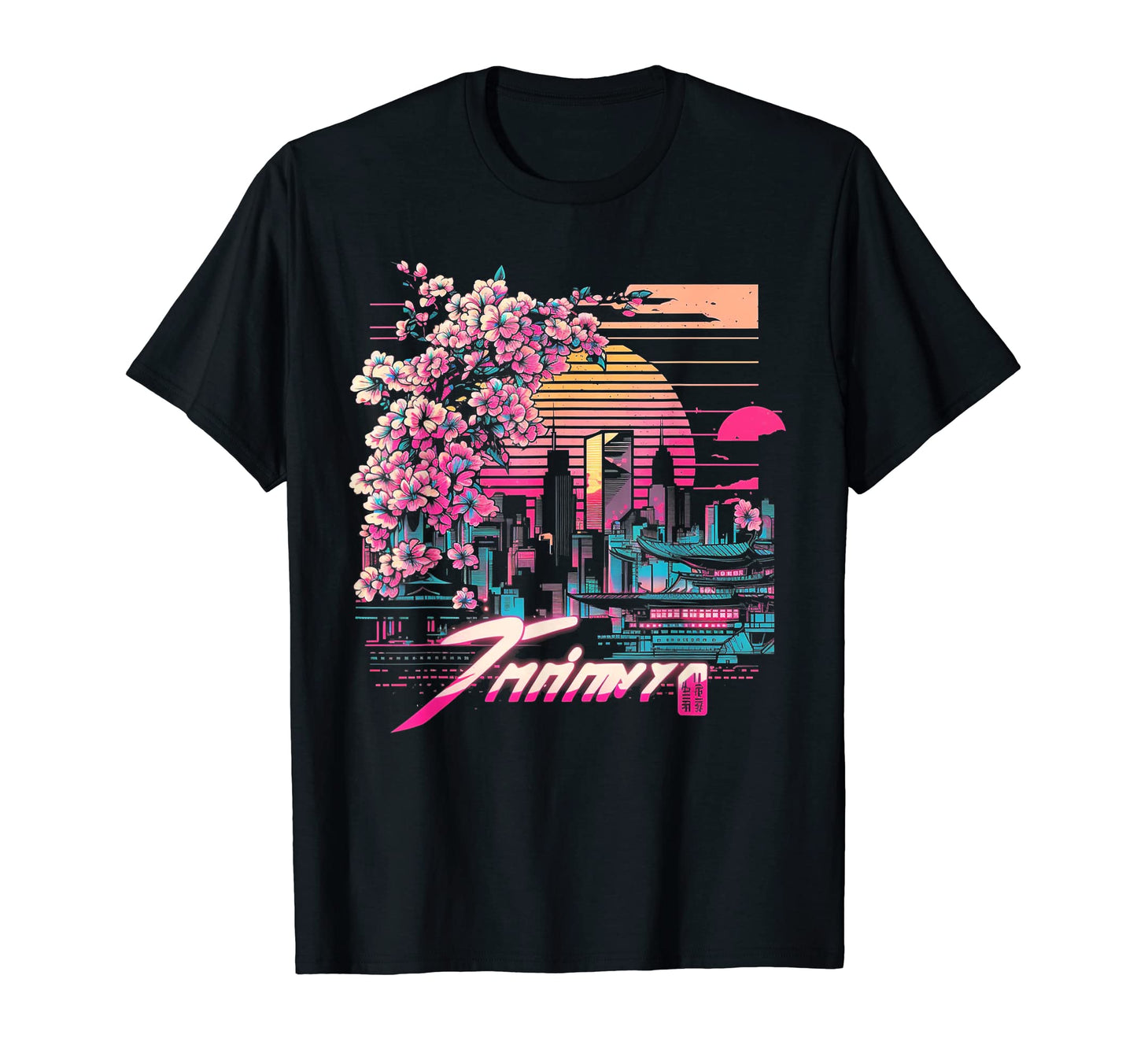 Cherry Blossom Japanese Japan Tokyo T-Shirt - Trendy Graphic for Adults - T-Shirt, Sweatshirt, Hoodie