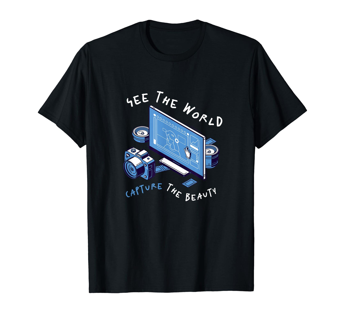 Photography Camera Snap Photo Cameras T-Shirt - Fun Novelty Design Unisex - T-Shirt, Sweatshirt, Hoodie