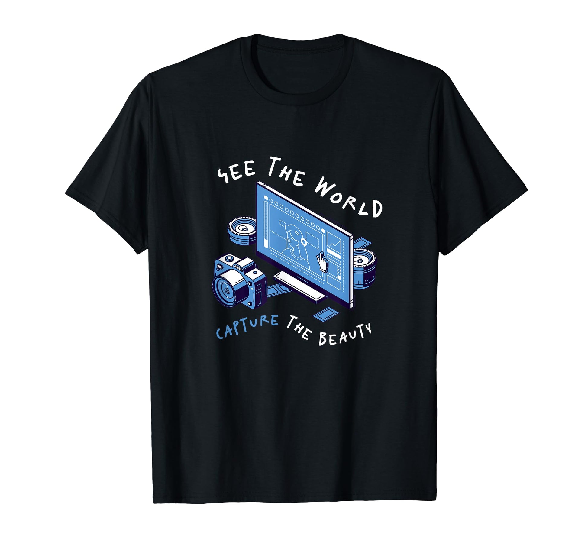 Photography Camera Snap Photo Cameras T-Shirt - Fun Novelty Design Unisex - T-Shirt, Sweatshirt, Hoodie