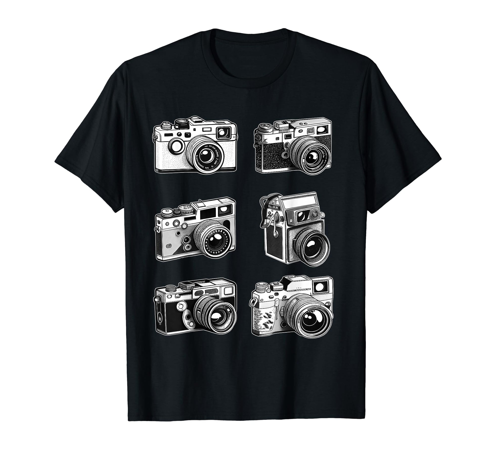 Photography Cameras Old School Film T-Shirt - Fun Novelty Design Unisex - T-Shirt, Sweatshirt, Hoodie
