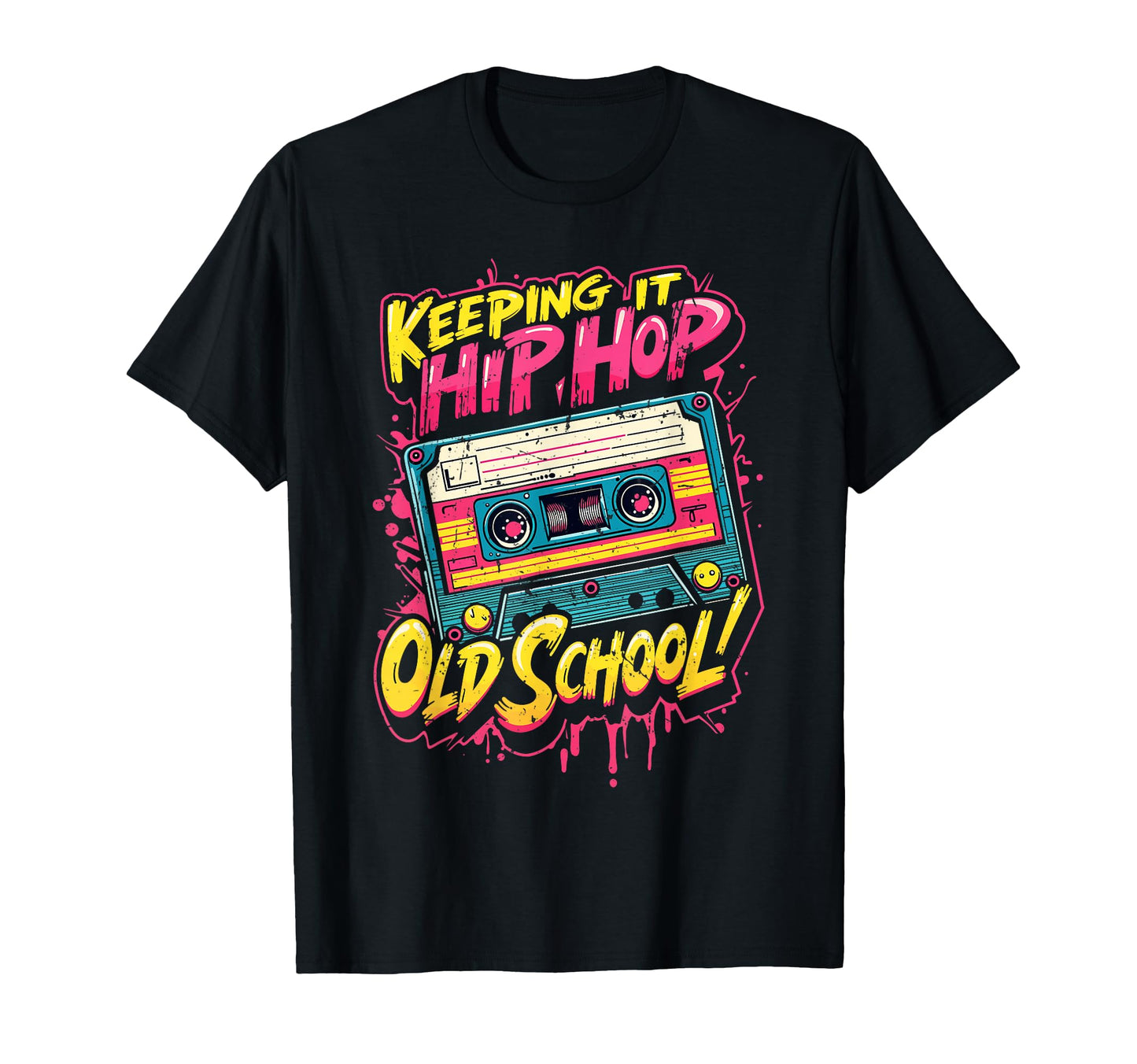 90S Hip Hop Cassette Tape Keeping It T-Shirt - Aesthetic Graphic Unisex - T-Shirt, Sweatshirt, Hoodie