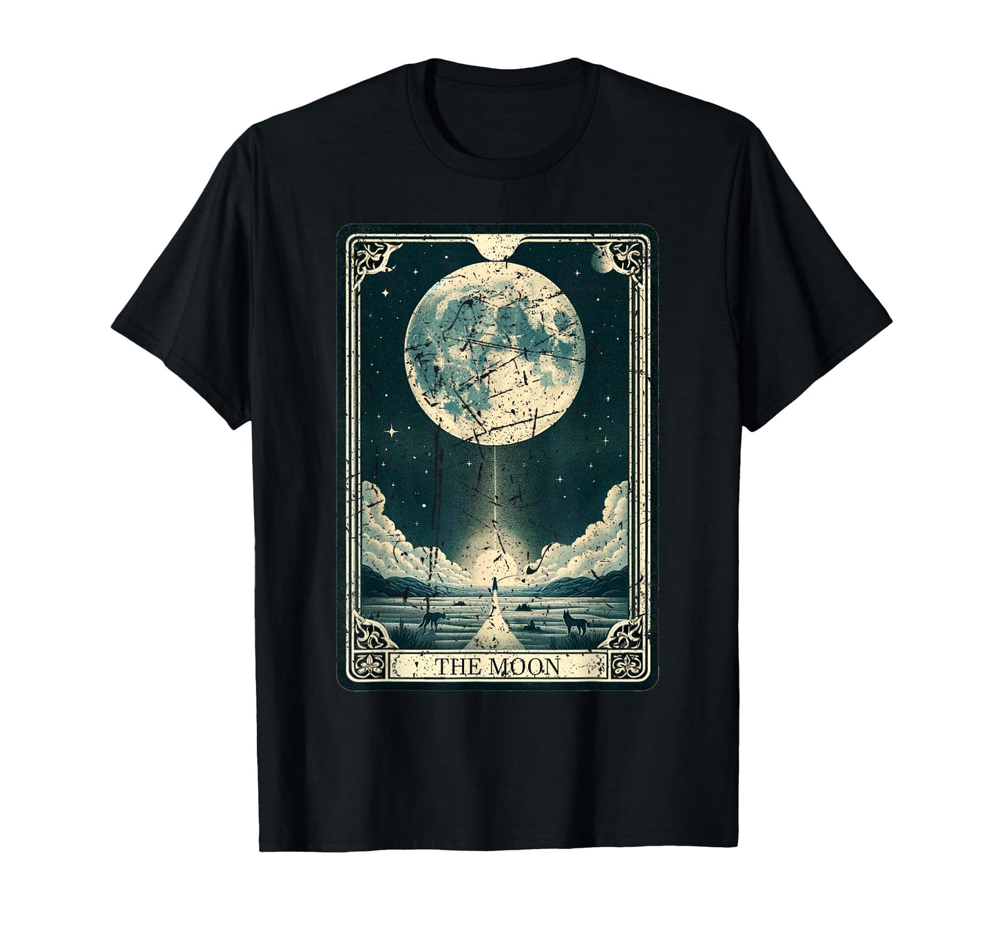 Distressed Tarot Card Art Sweatshirt - Custom Art Print Men Women - T-Shirt, Sweatshirt, Hoodie
