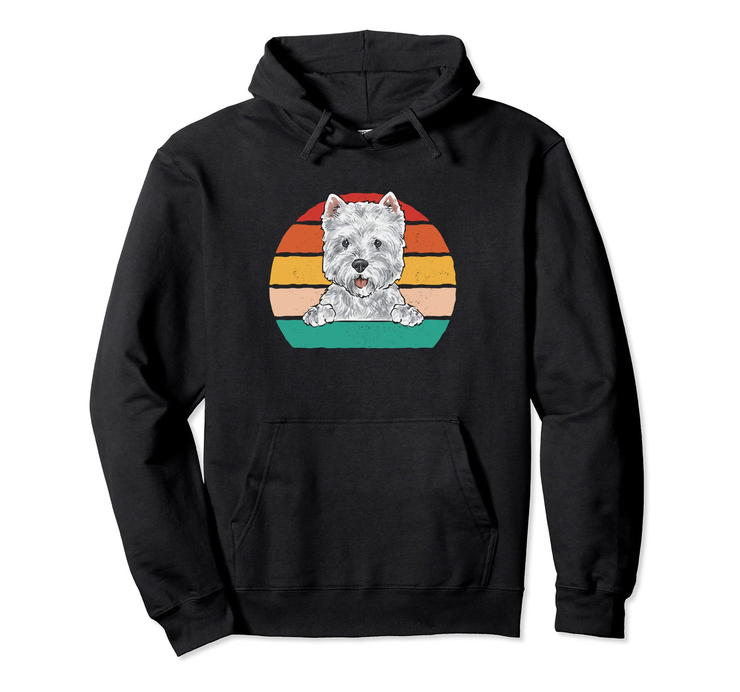 Westie West Highland White Terrier Hoodie - Casual Everyday Wear Unisex - T-Shirt, Sweatshirt, Hoodie
