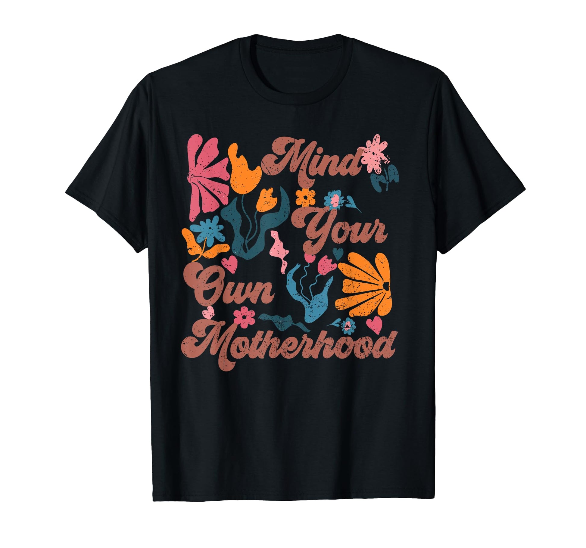Boho Mind Your Own Motherhood Boho T-Shirt - Minimalist Print Unisex - T-Shirt, Sweatshirt, Hoodie