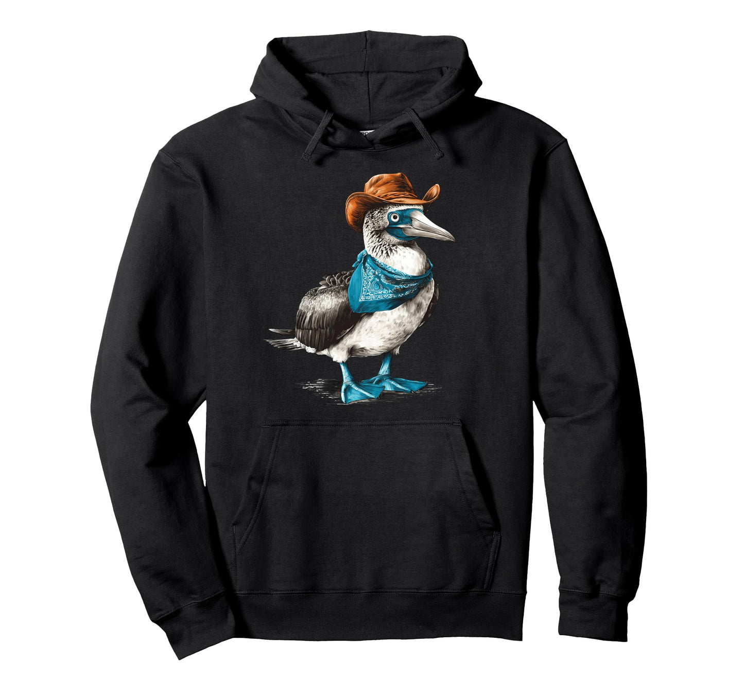 Blue Footed Booby Cowboy Cowgirl Western Hoodie - Graphic Print Men Women - T-Shirt, Sweatshirt, Hoodie