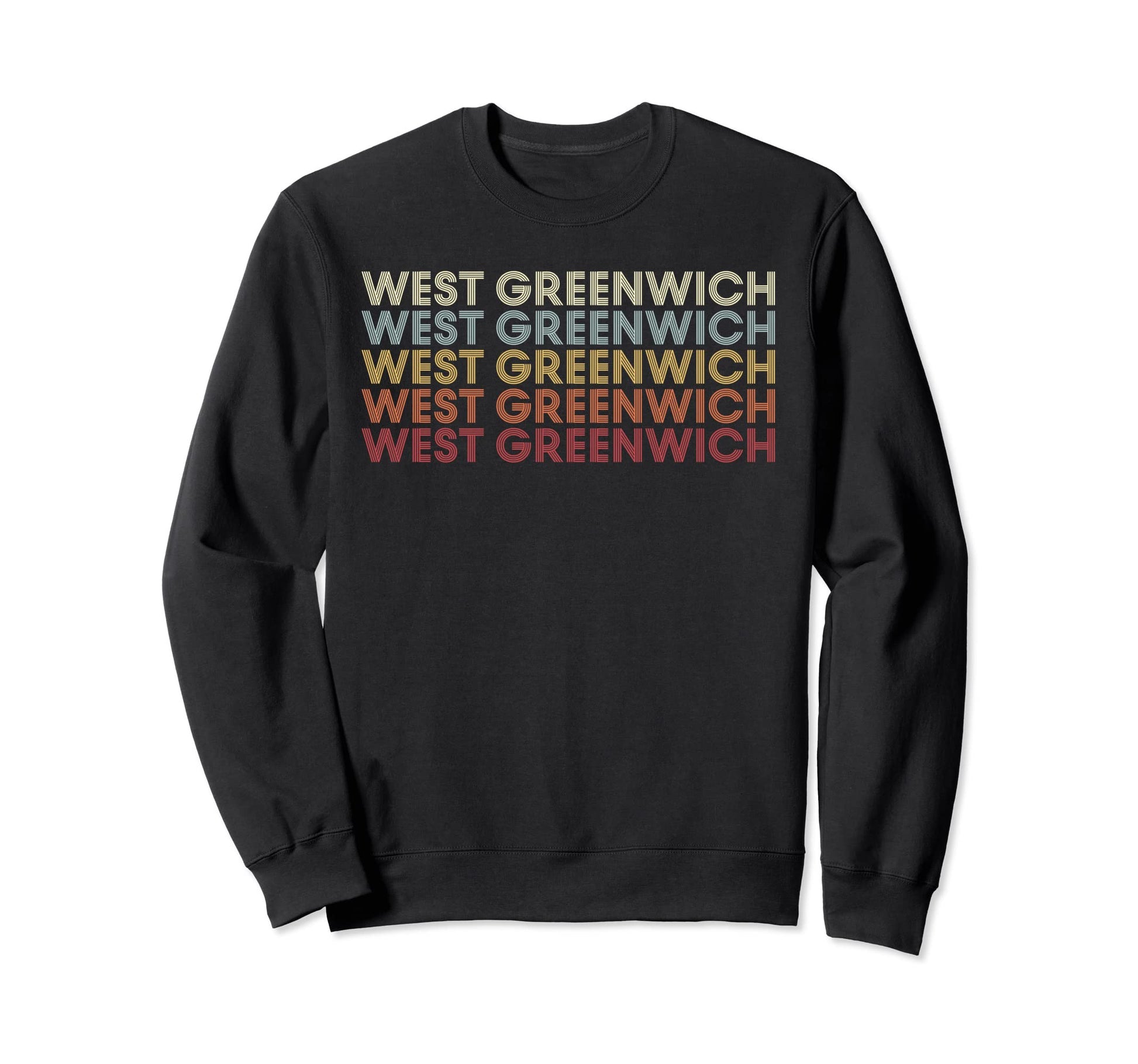 West Greenwich Rhode Island West Sweatshirt - Trendy Graphic for Adults - T-Shirt, Sweatshirt, Hoodie