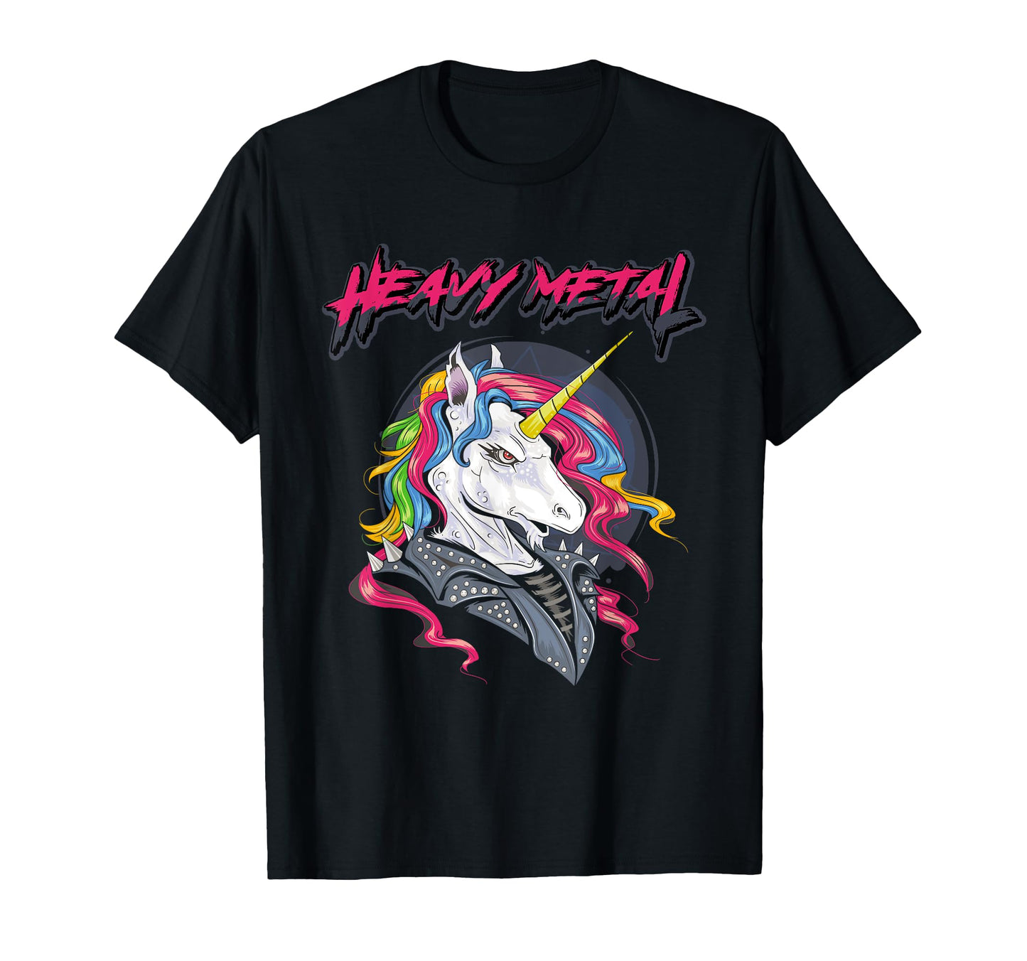 Heavy Metal Unicorn Metal Rock Festival T-Shirt - Graphic Print Unisex - T-Shirt, Sweatshirt, Hoodie