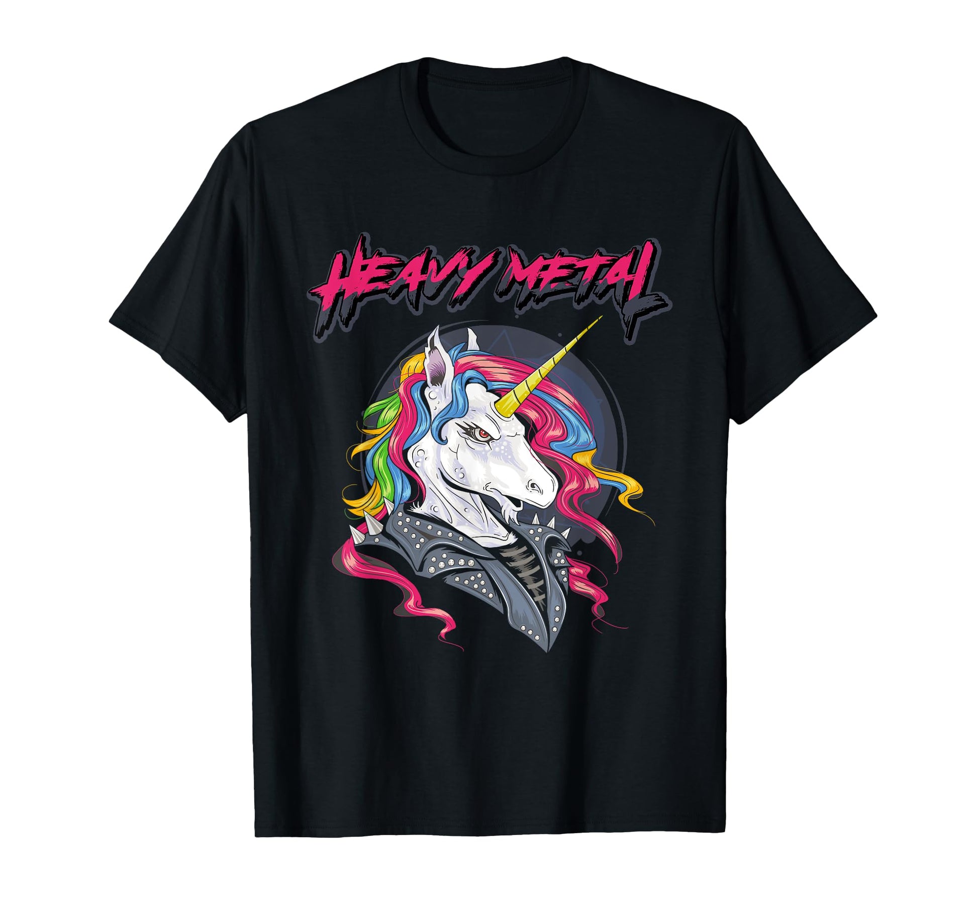 Heavy Metal Unicorn Metal Rock Festival T-Shirt - Graphic Print Unisex - T-Shirt, Sweatshirt, Hoodie