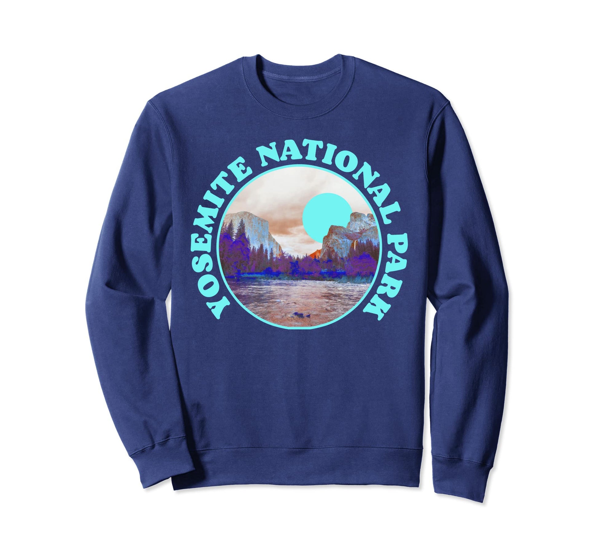 Yosemite Valley National Park Photo Sweatshirt - Unique Graphic Unisex - T-Shirt, Sweatshirt, Hoodie