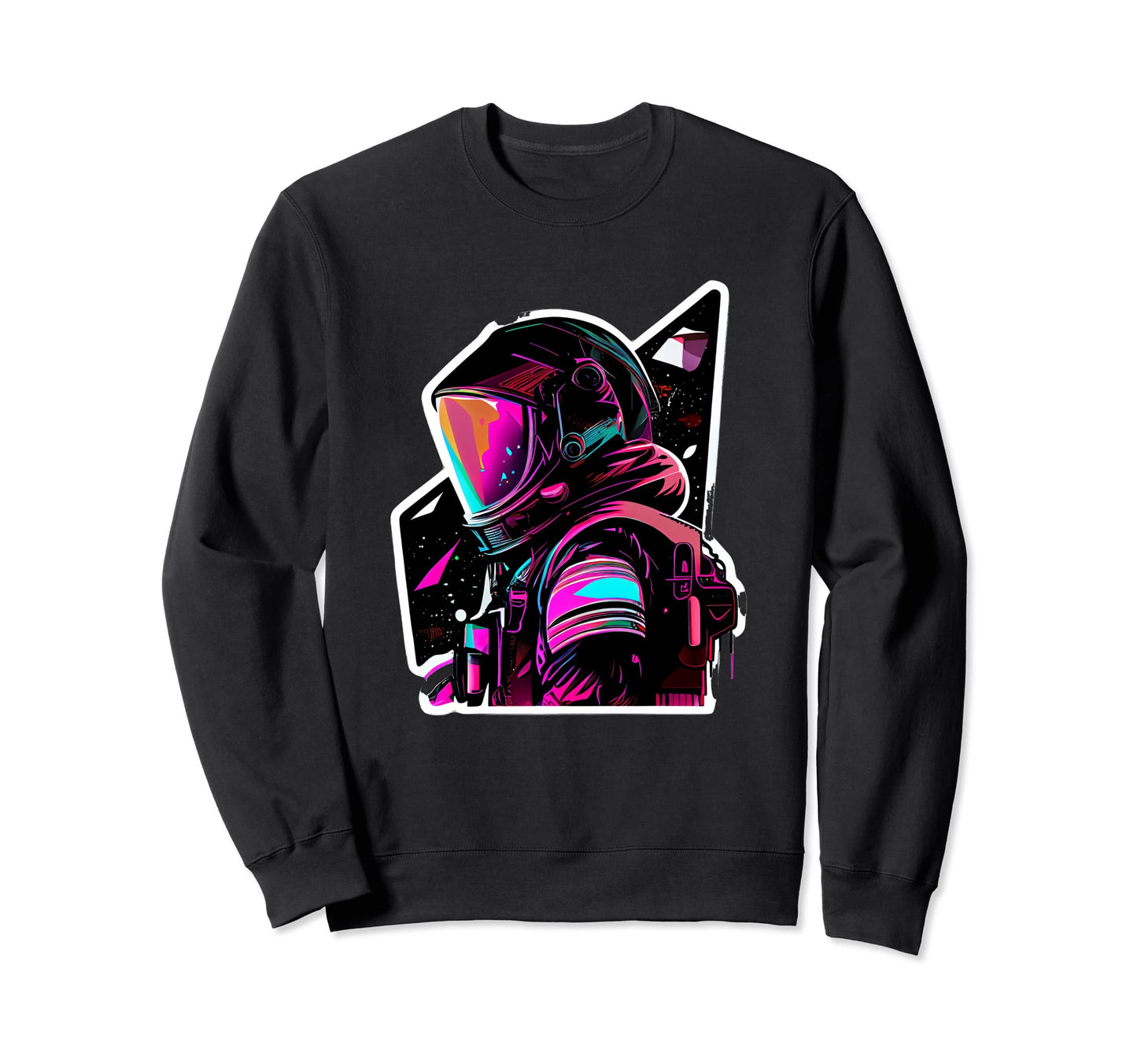 Astronaut Space Aesthetic Art Sweatshirt - Aesthetic Graphic Men Women - T-Shirt, Sweatshirt, Hoodie
