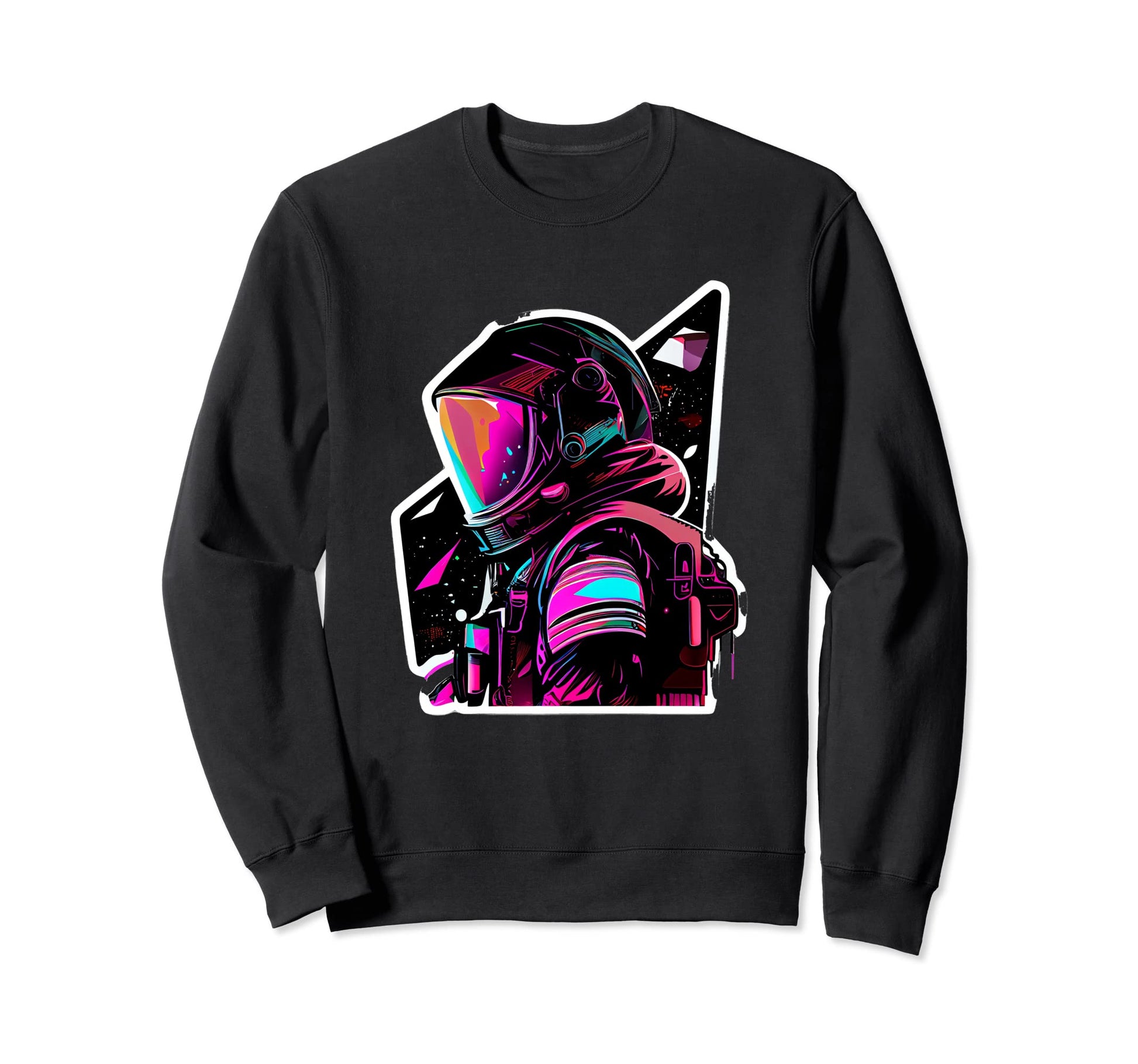 Astronaut Space Aesthetic Art Sweatshirt - Aesthetic Graphic Men Women - T-Shirt, Sweatshirt, Hoodie