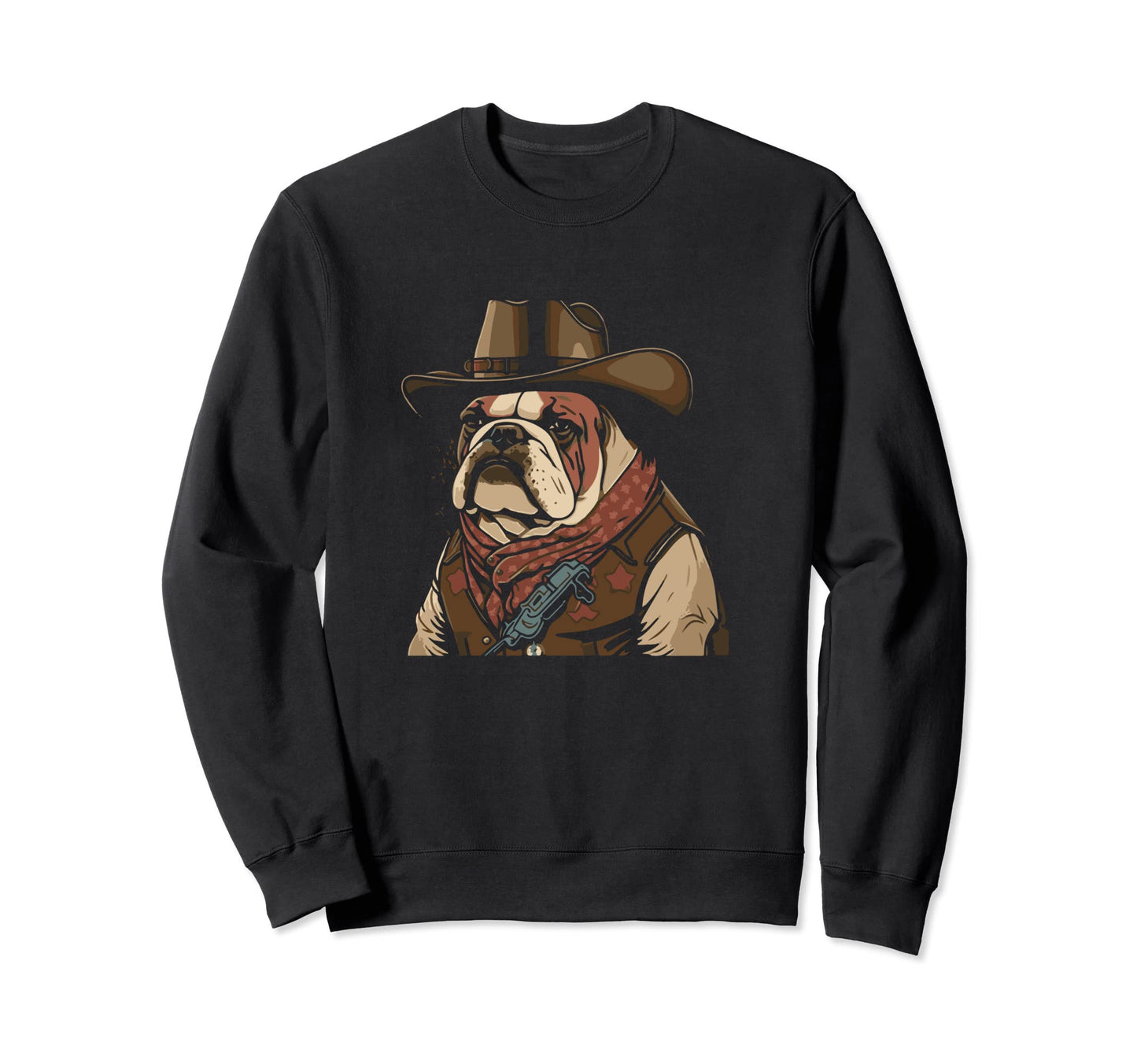 English Bulldog Funny Country Sweatshirt - Casual Everyday Wear Men Women - T-Shirt, Sweatshirt, Hoodie