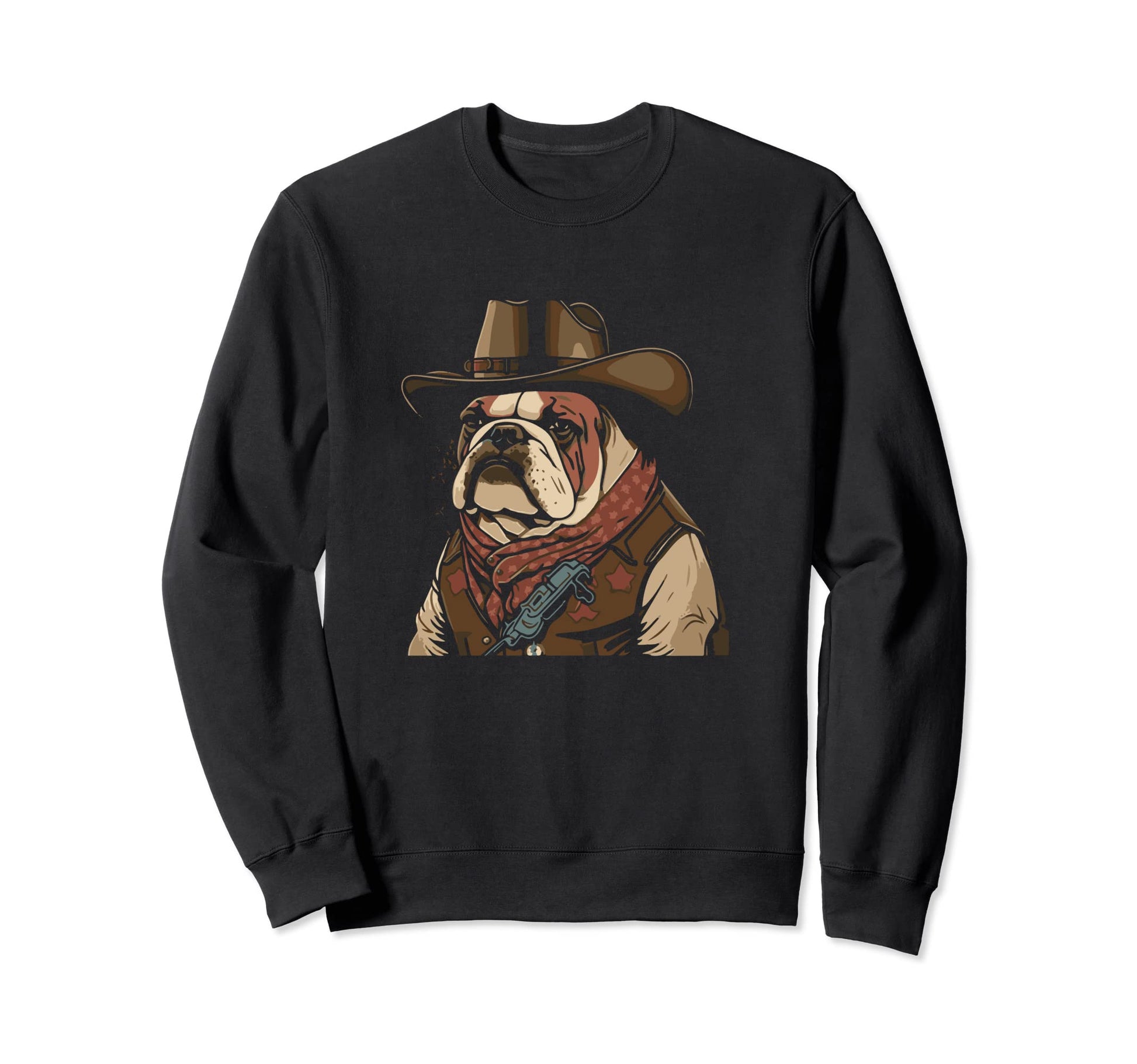 English Bulldog Funny Country Sweatshirt - Casual Everyday Wear Men Women - T-Shirt, Sweatshirt, Hoodie
