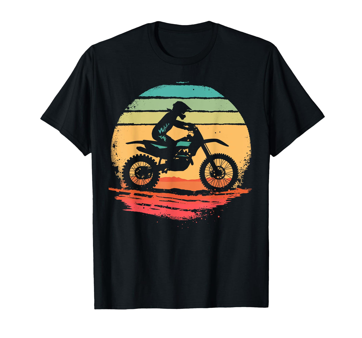 Bike Dirtbike Dirt Bike Rider T-Shirt - Minimalist Print Men Women - T-Shirt, Sweatshirt, Hoodie