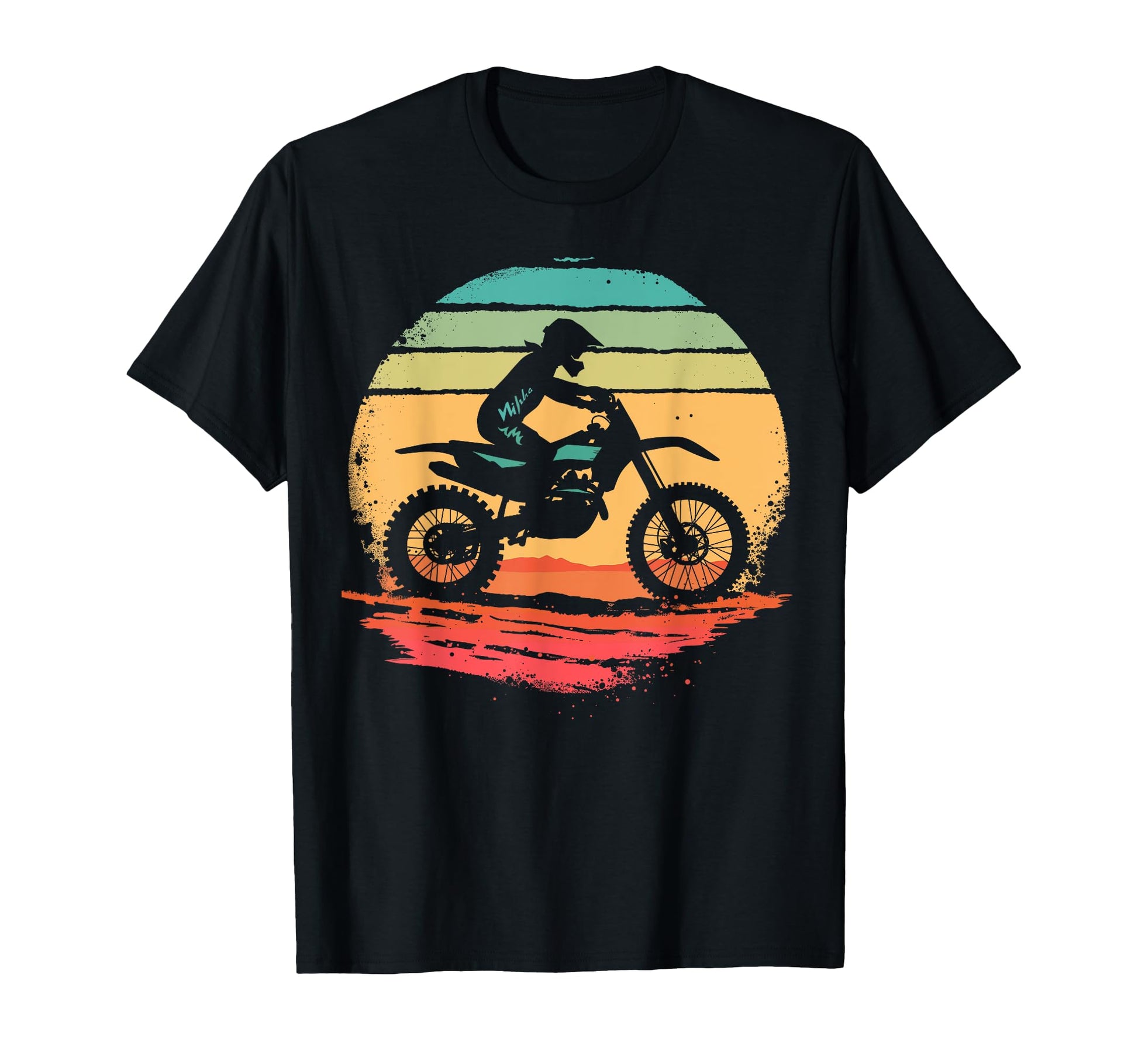 Bike Dirtbike Dirt Bike Rider T-Shirt - Minimalist Print Men Women - T-Shirt, Sweatshirt, Hoodie