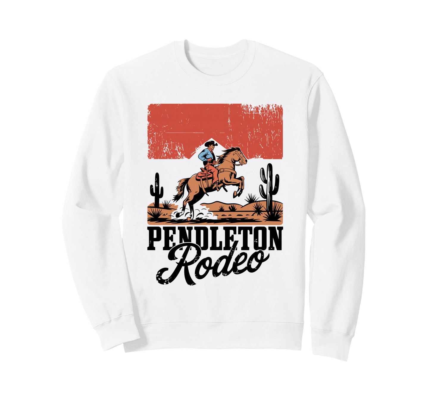 Pendleton Rodeo Cowboy Western Sweatshirt - Novelty Apparel for Adults - T-Shirt, Sweatshirt, Hoodie