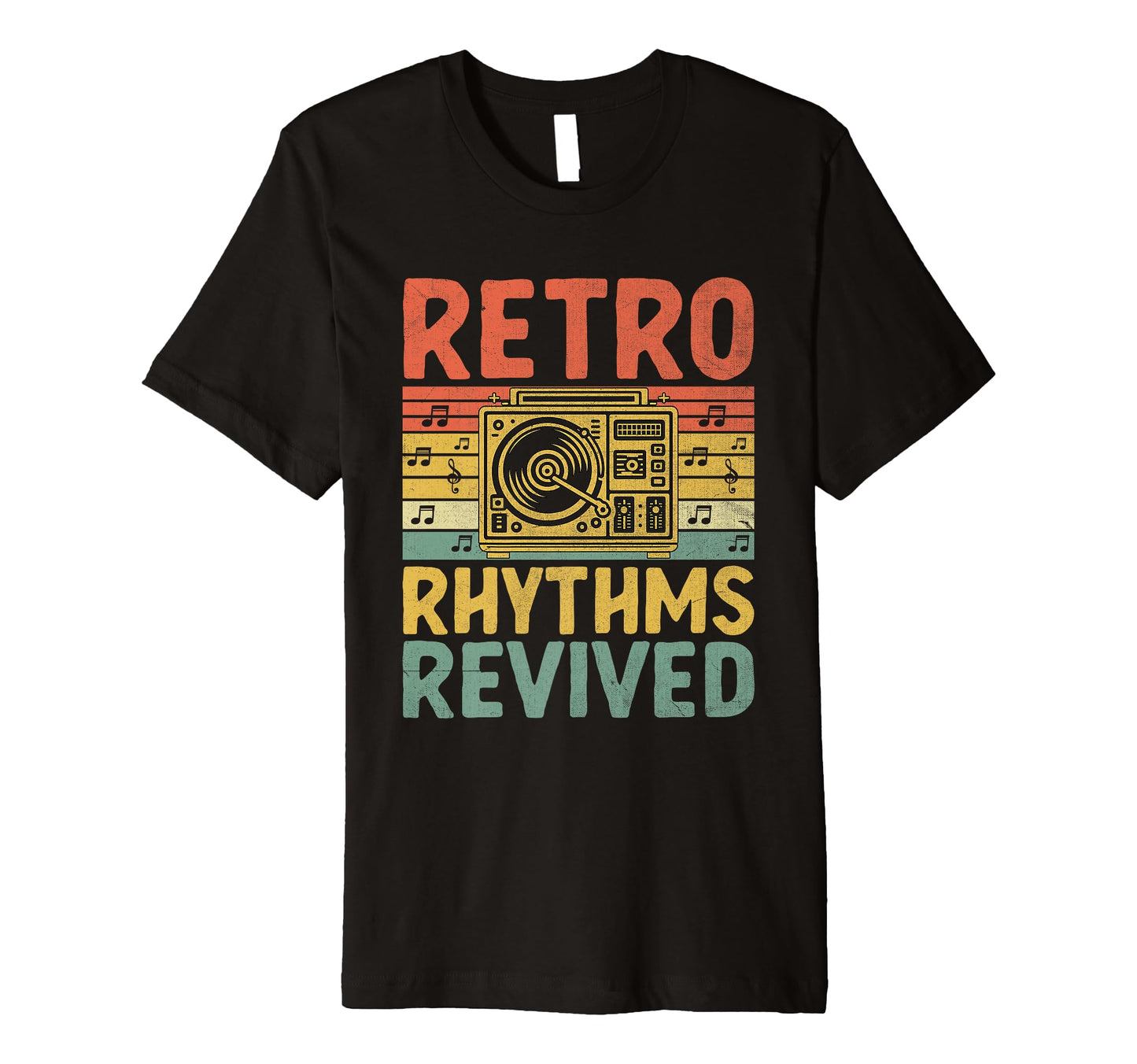 Funny Old School Dj Equipment Table T-Shirt - Graphic Print for Adults - T-Shirt, Sweatshirt, Hoodie
