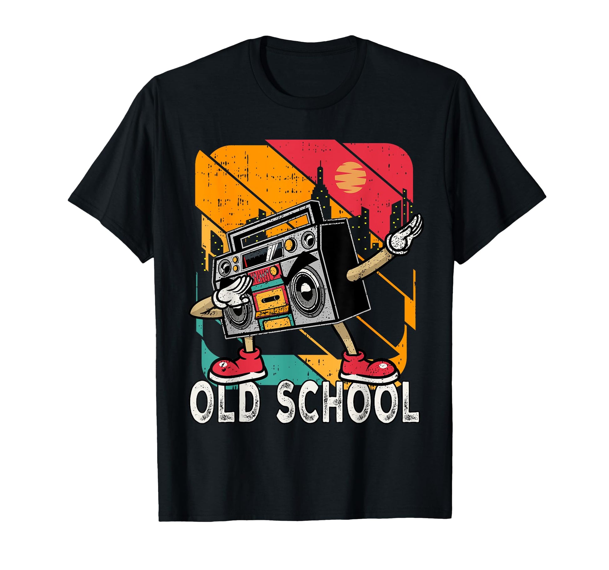 Ghetto Blaster 80S 90S Hip Hip T-Shirt - Custom Art Print Men Women - T-Shirt, Sweatshirt, Hoodie