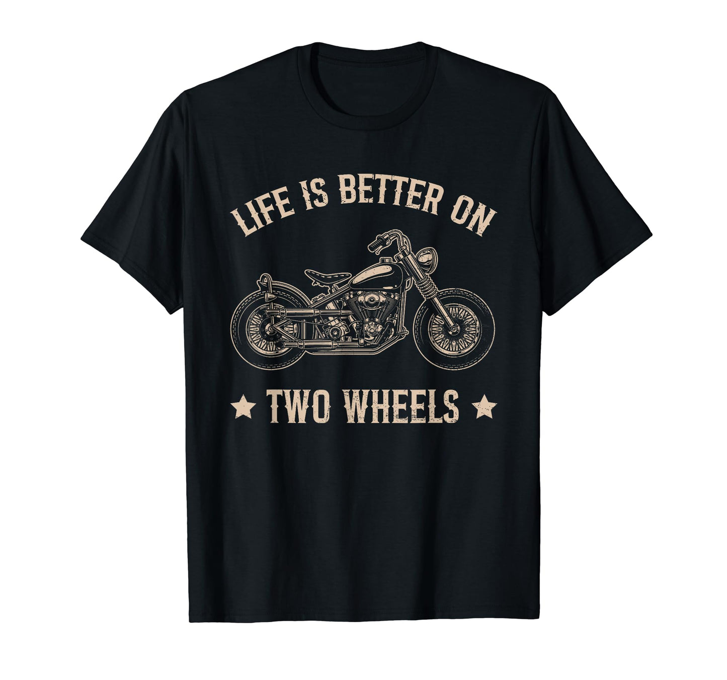 Life Is Better Two Wheels Motorcycle T-Shirt - Novelty Apparel Men Women - T-Shirt, Sweatshirt, Hoodie